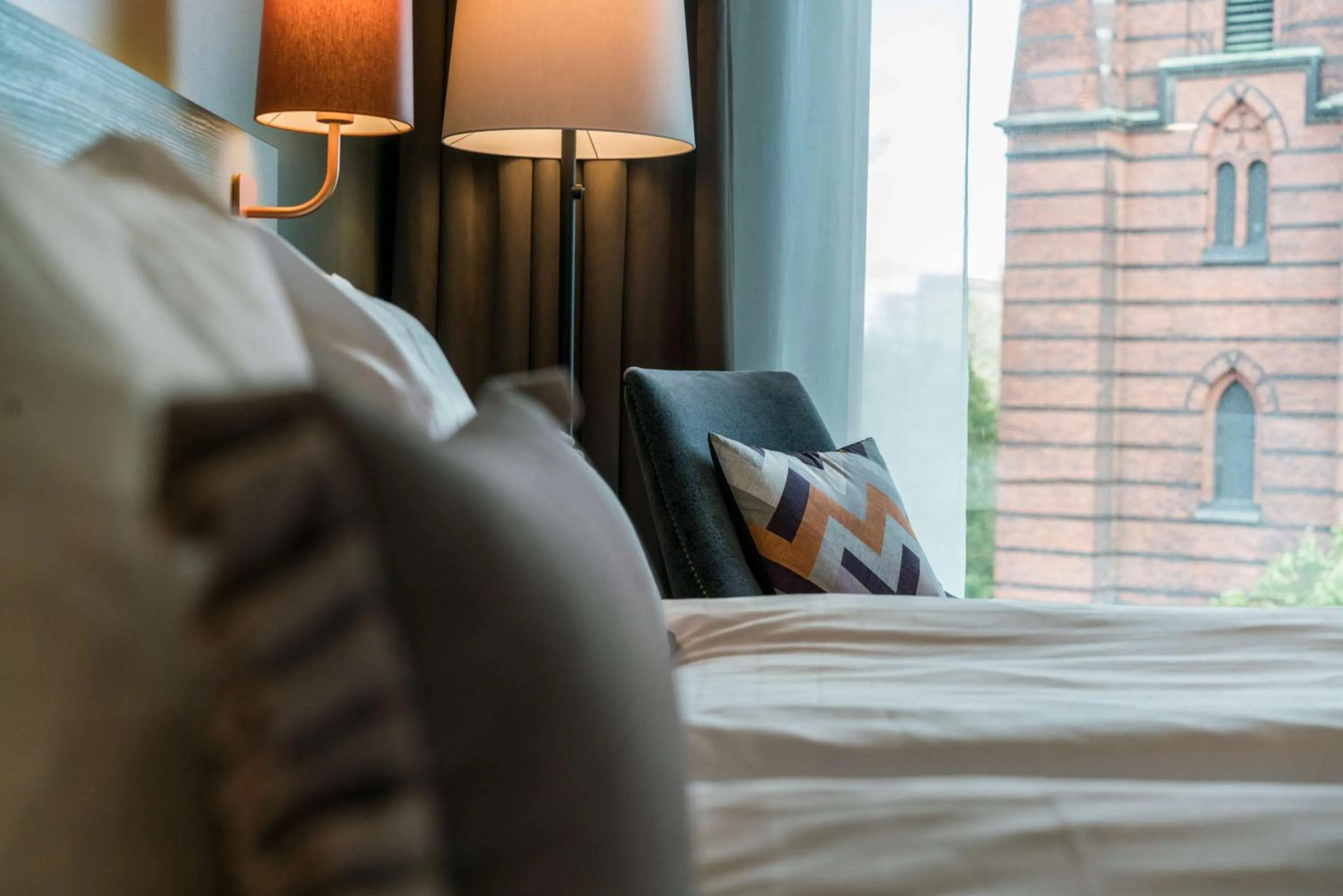 Bedroom, Bed in Scandic Continental