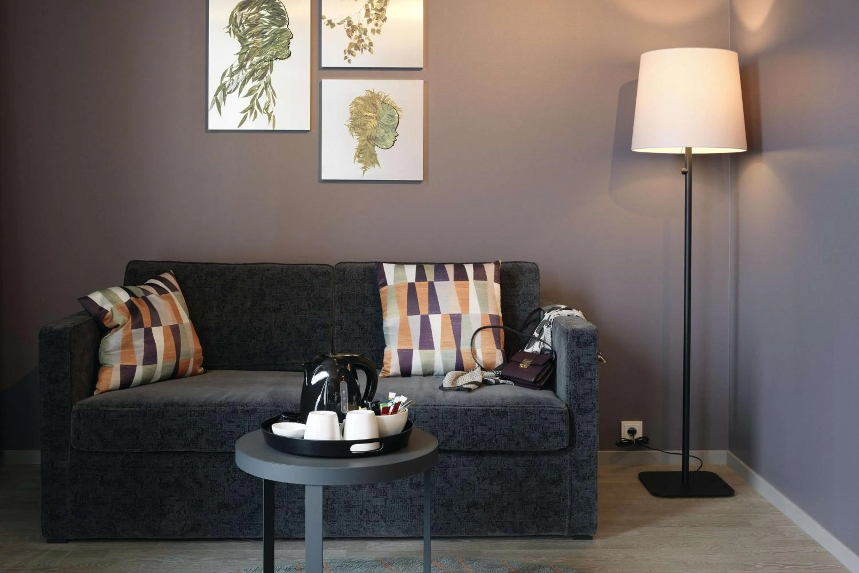 Bedroom in Scandic Continental