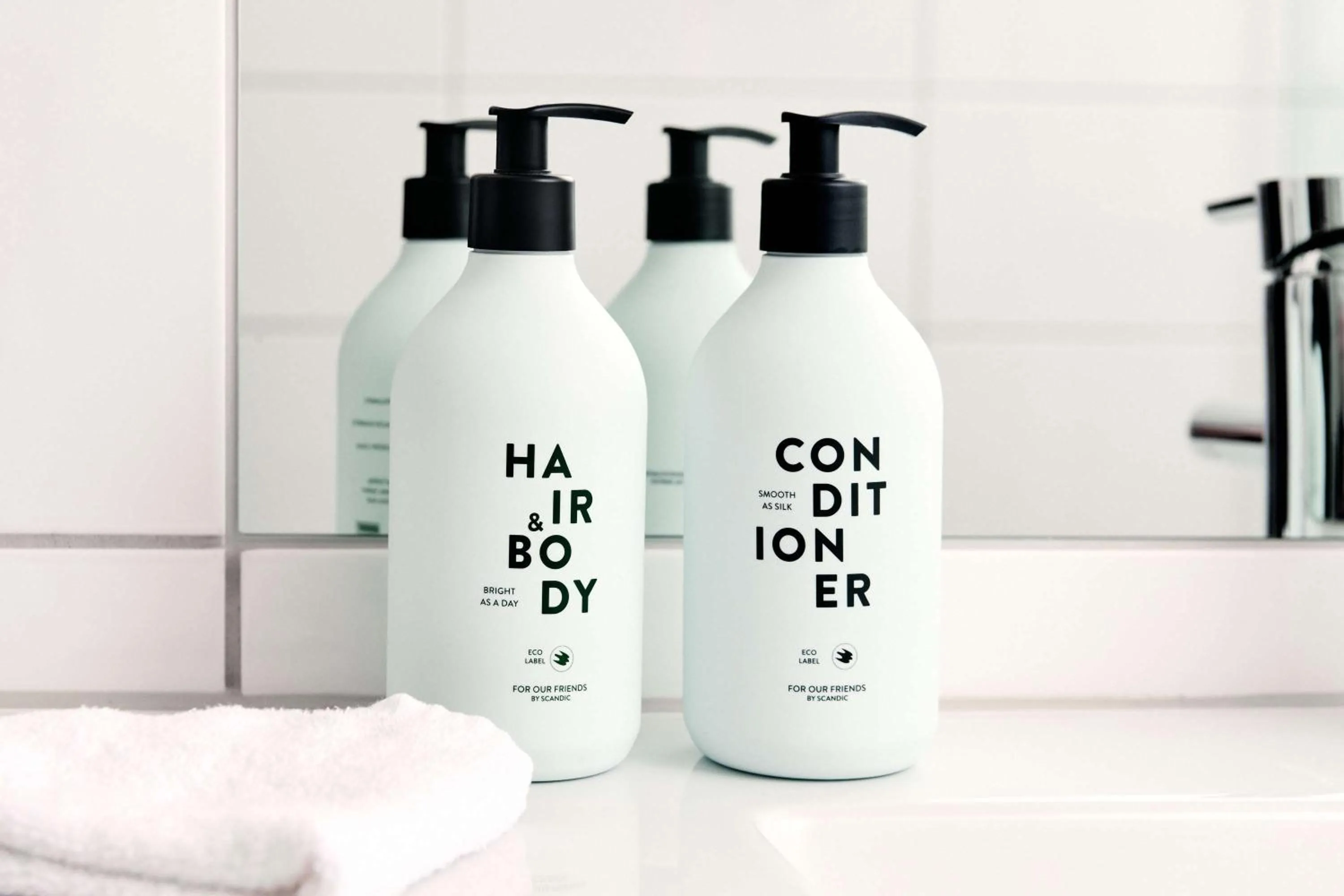 Bathroom in Scandic Continental