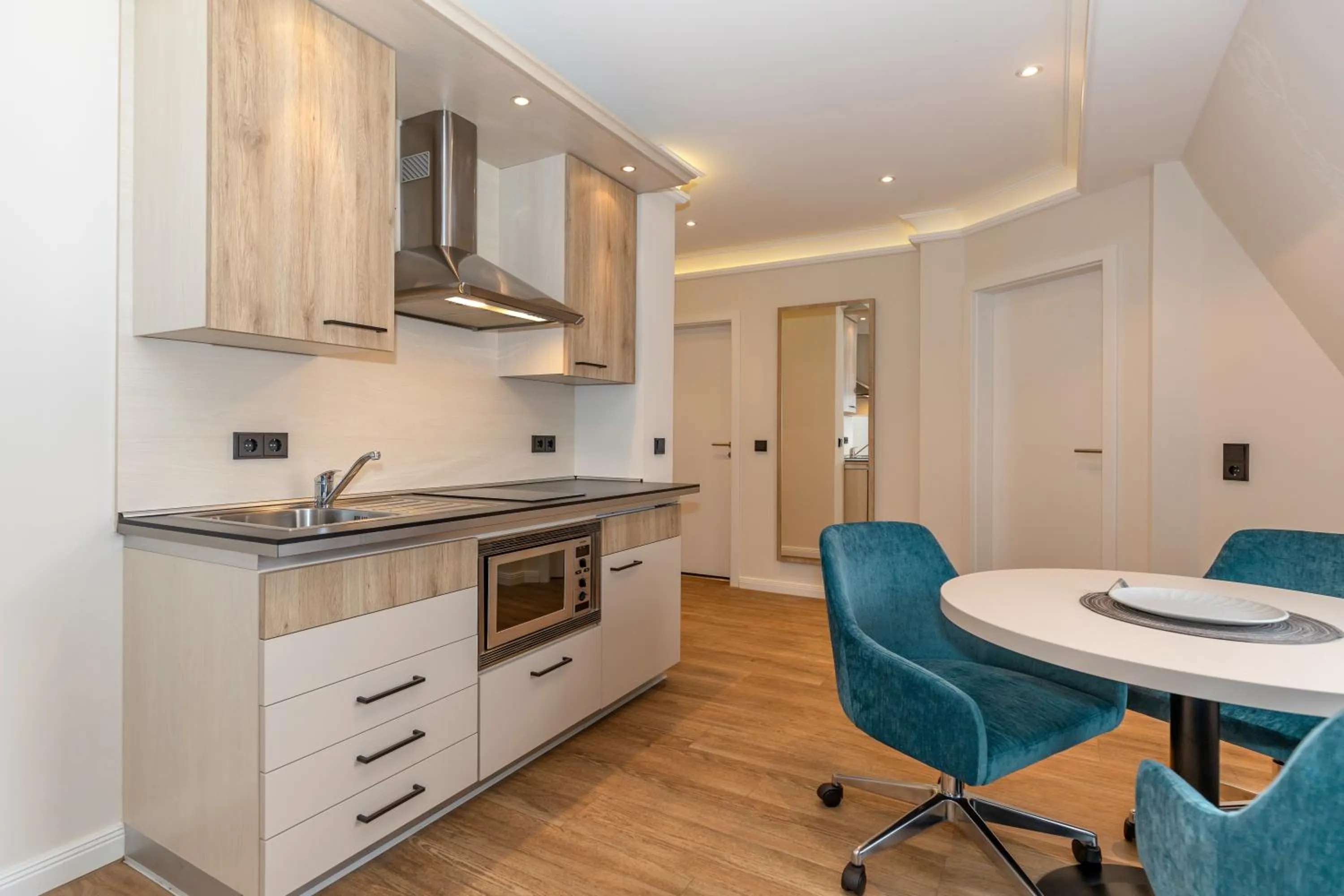 kitchen in HOTEL am STRAND