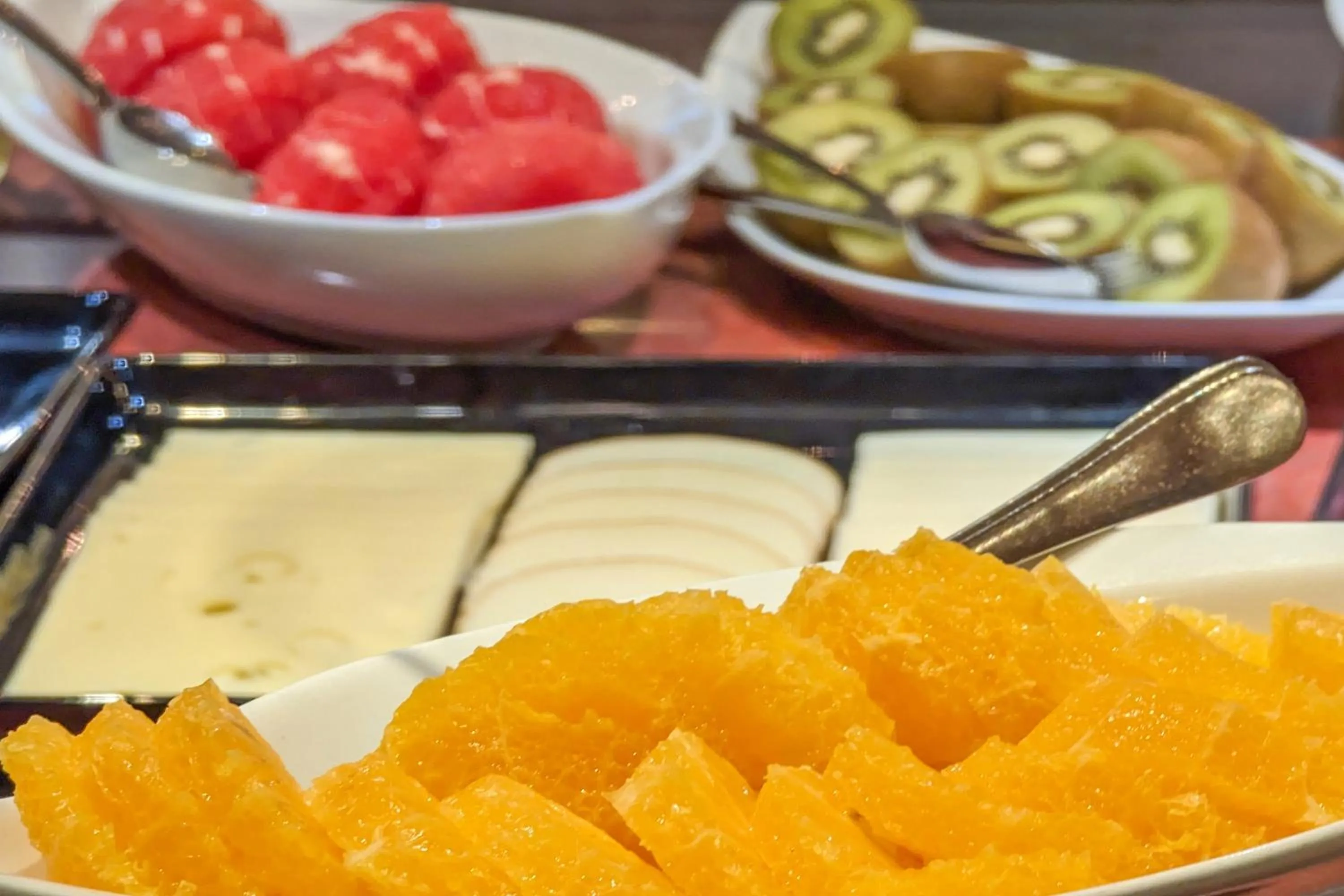 Buffet breakfast in HOTEL am STRAND