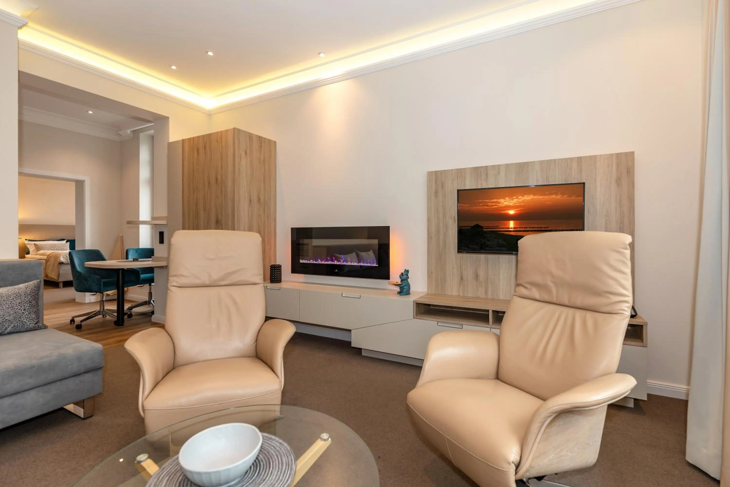 Living room in HOTEL am STRAND