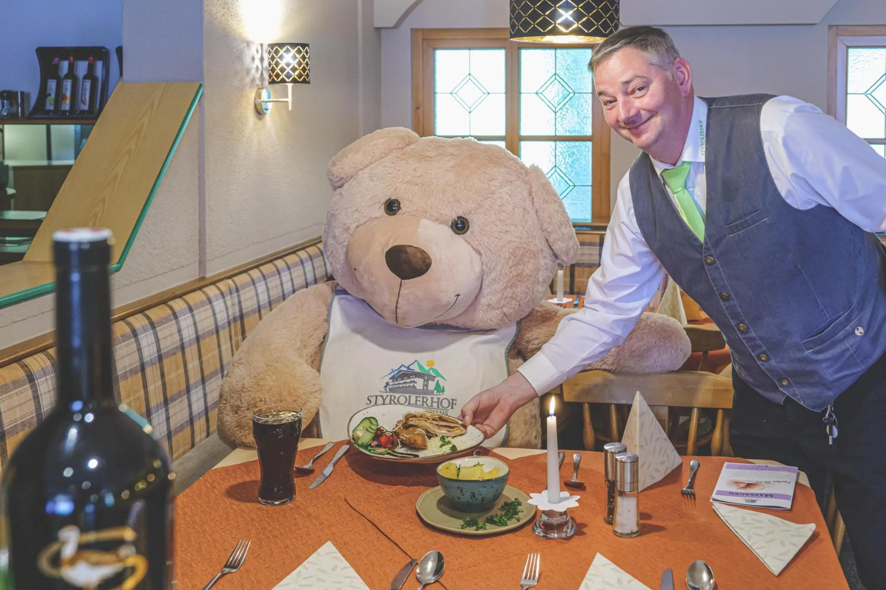 Restaurant/places to eat in Hotel Styrolerhof