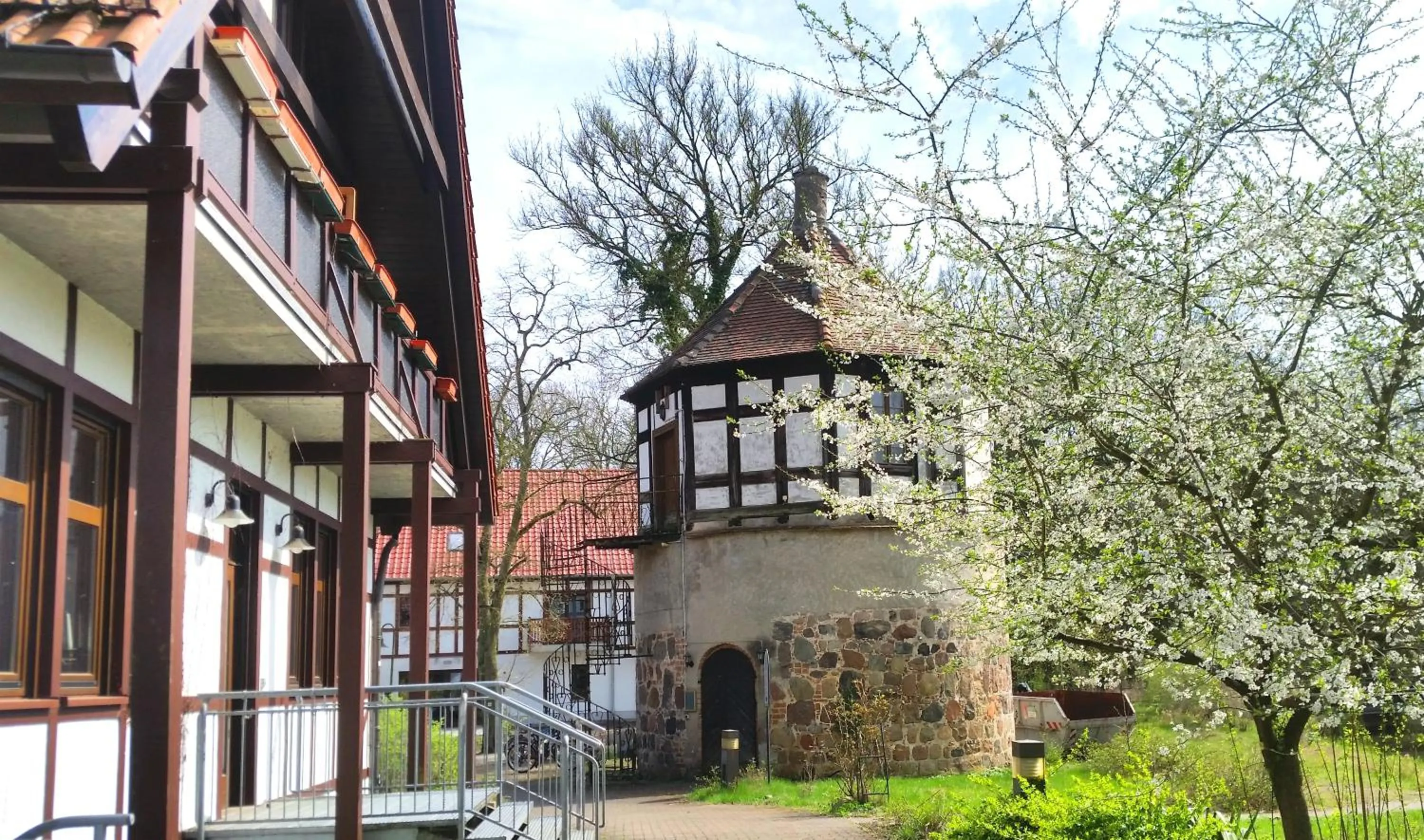 View (from property/room) in Neue Mühle Kleines Landhotel