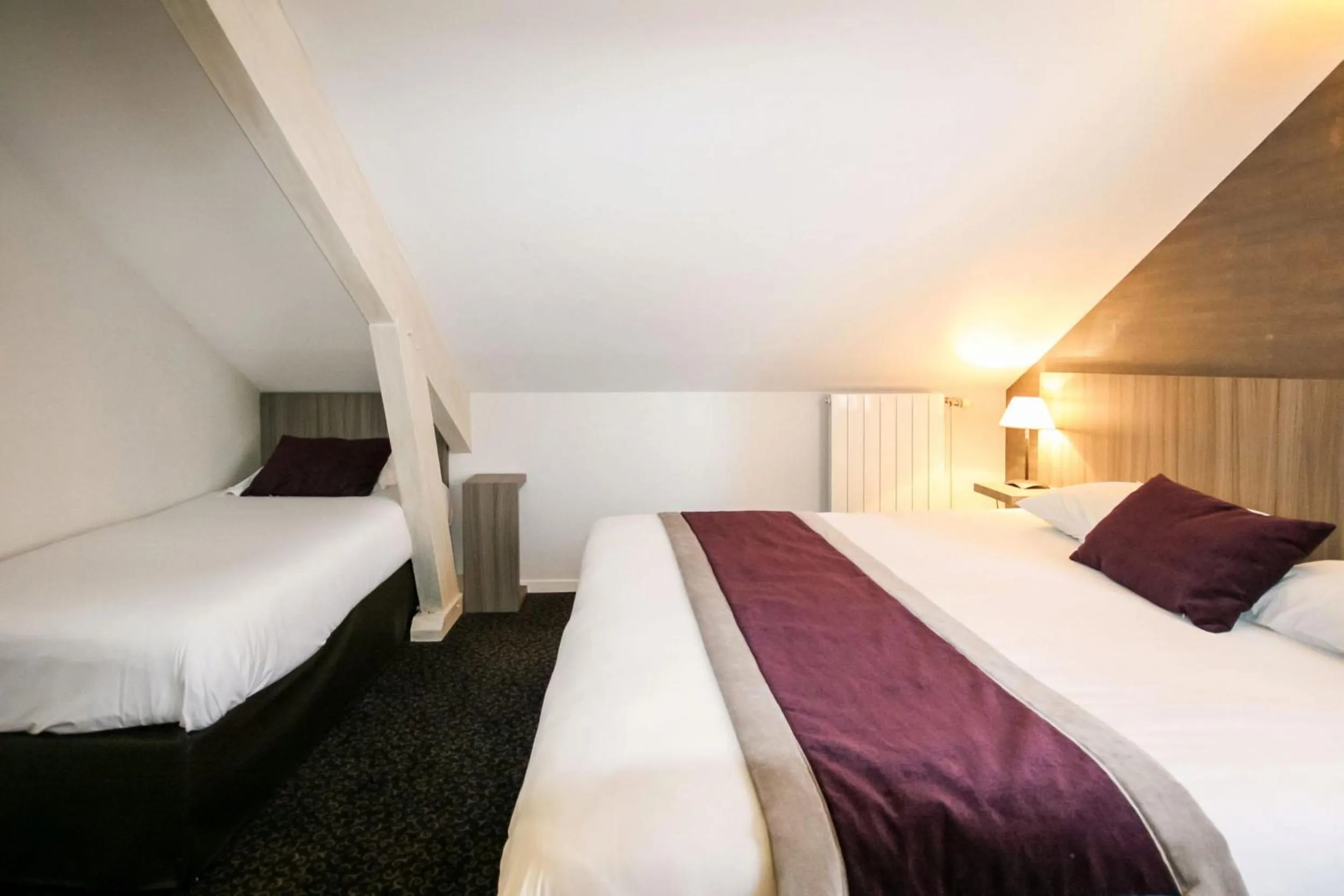 Bed in Hotel de la Gare Troyes Centre