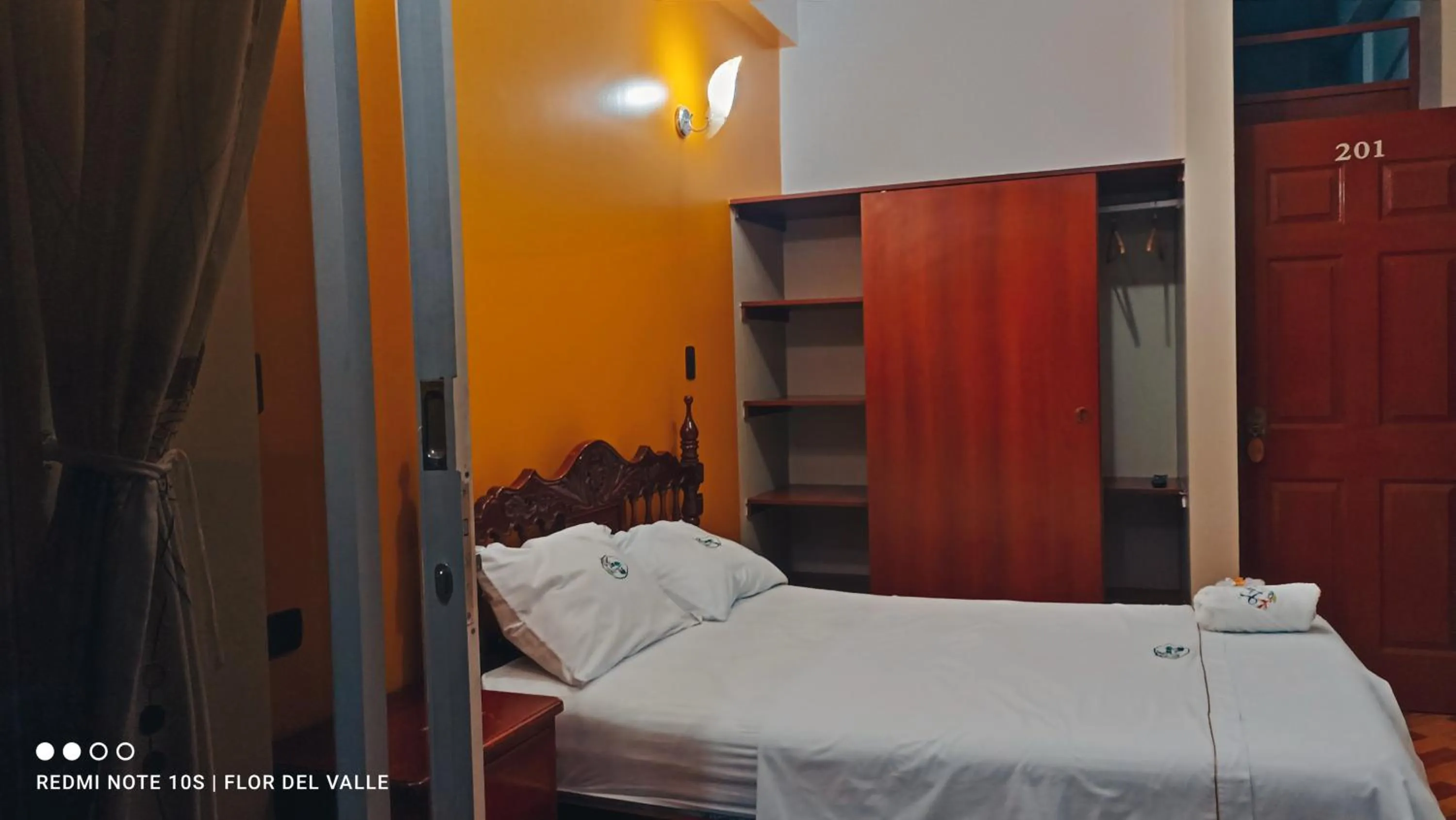 Bed in Flor del Valle Posada