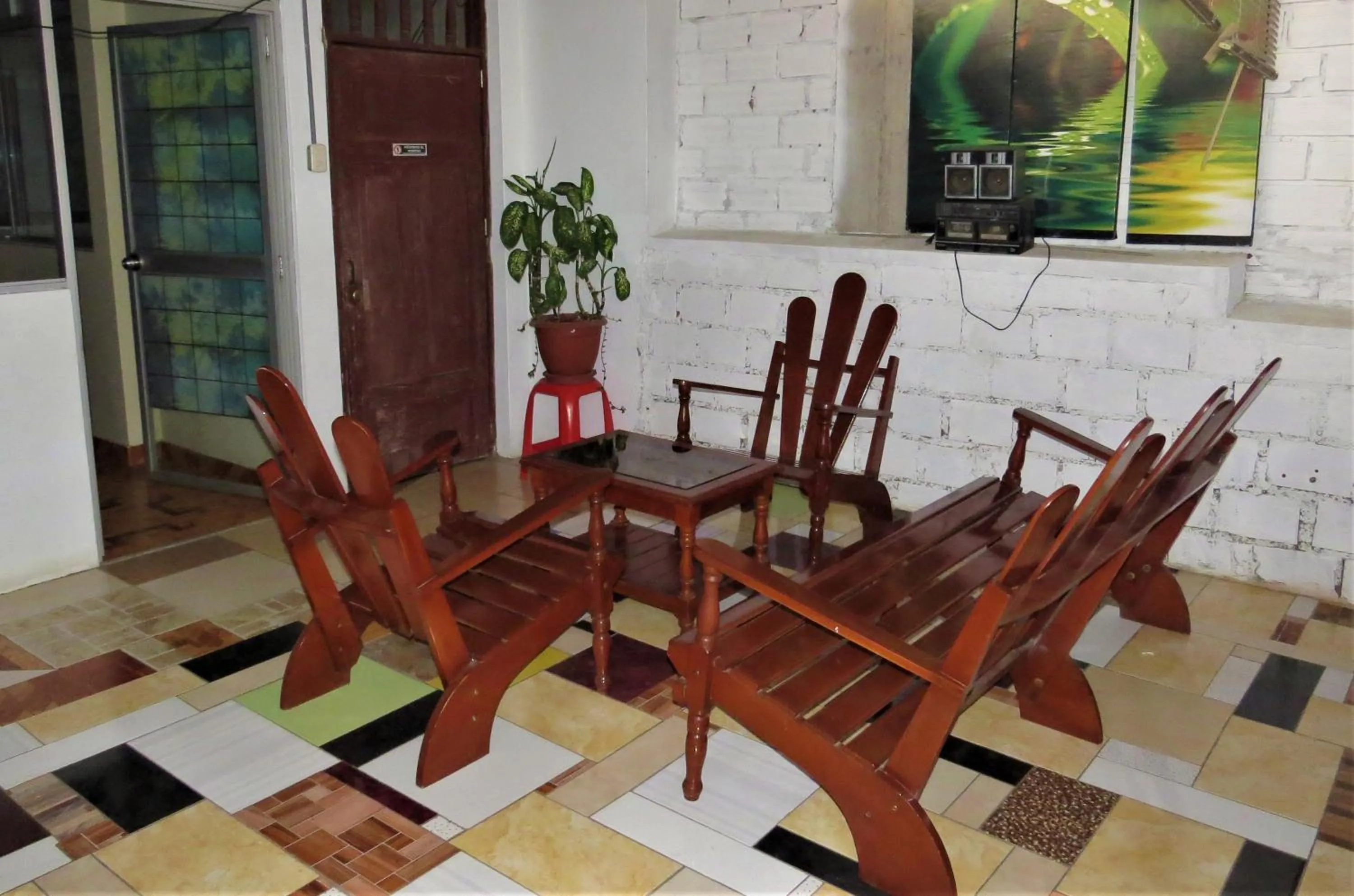 Living room in Flor del Valle Posada
