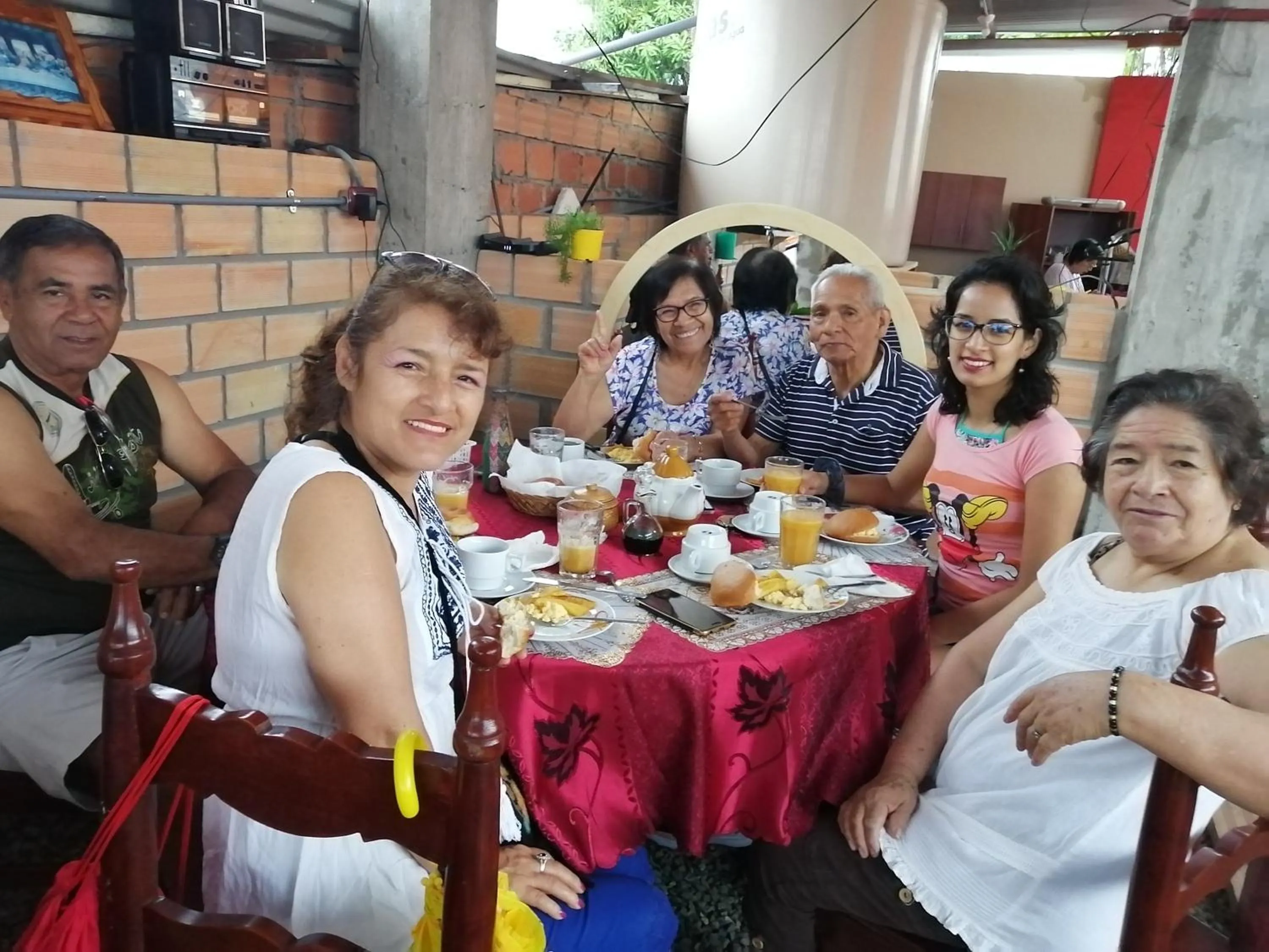 Dining area in Flor del Valle Posada