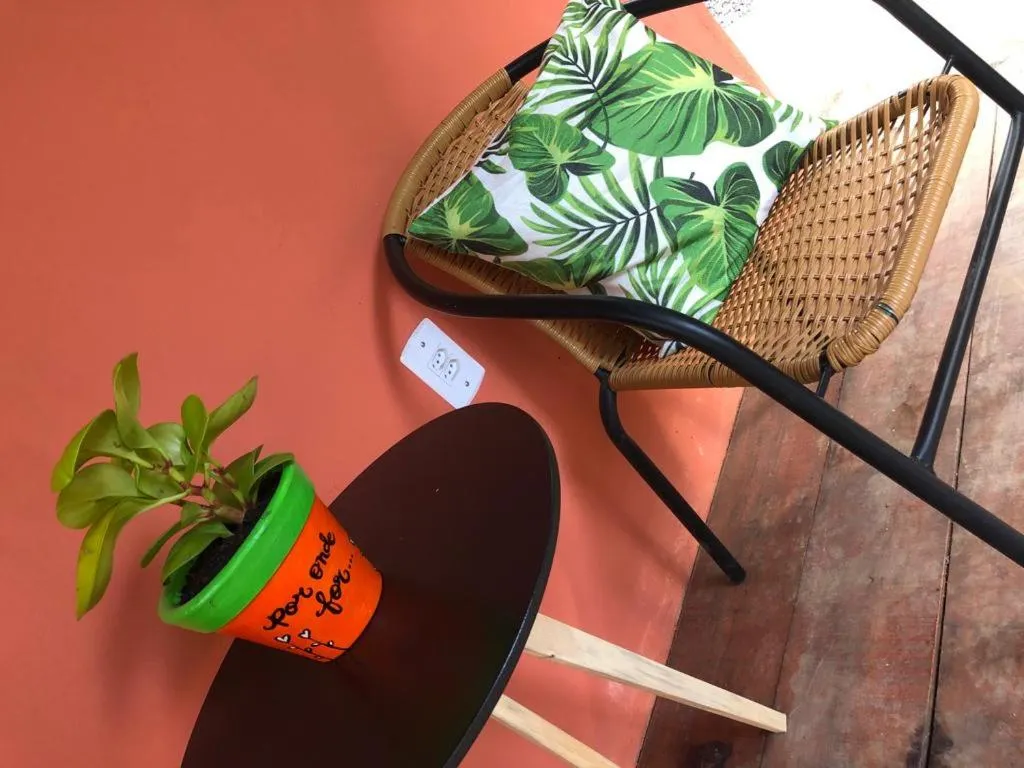 Balcony/Terrace in Pousada Chalés da Lua