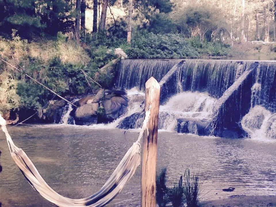Garden view in Pousada Chalés da Lua