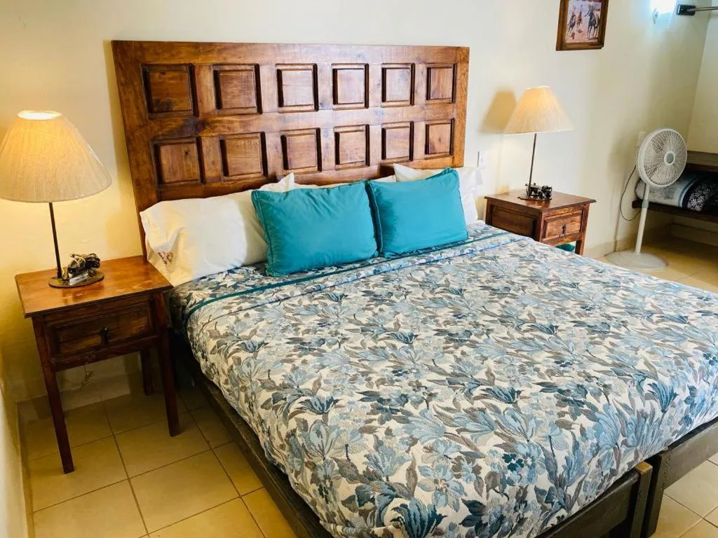 Bed in Hotel Doña Chela En Calvillo