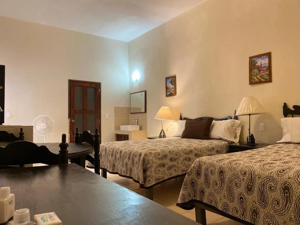 Bed in Hotel Doña Chela En Calvillo