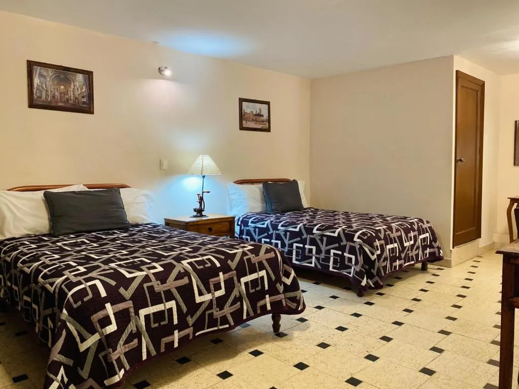 Bed in Hotel Doña Chela En Calvillo