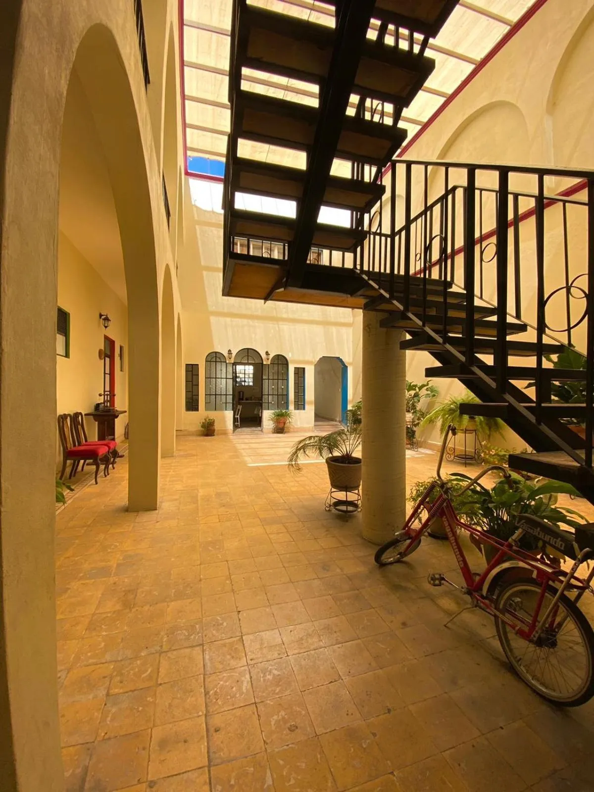 Garden in Hotel Doña Chela En Calvillo