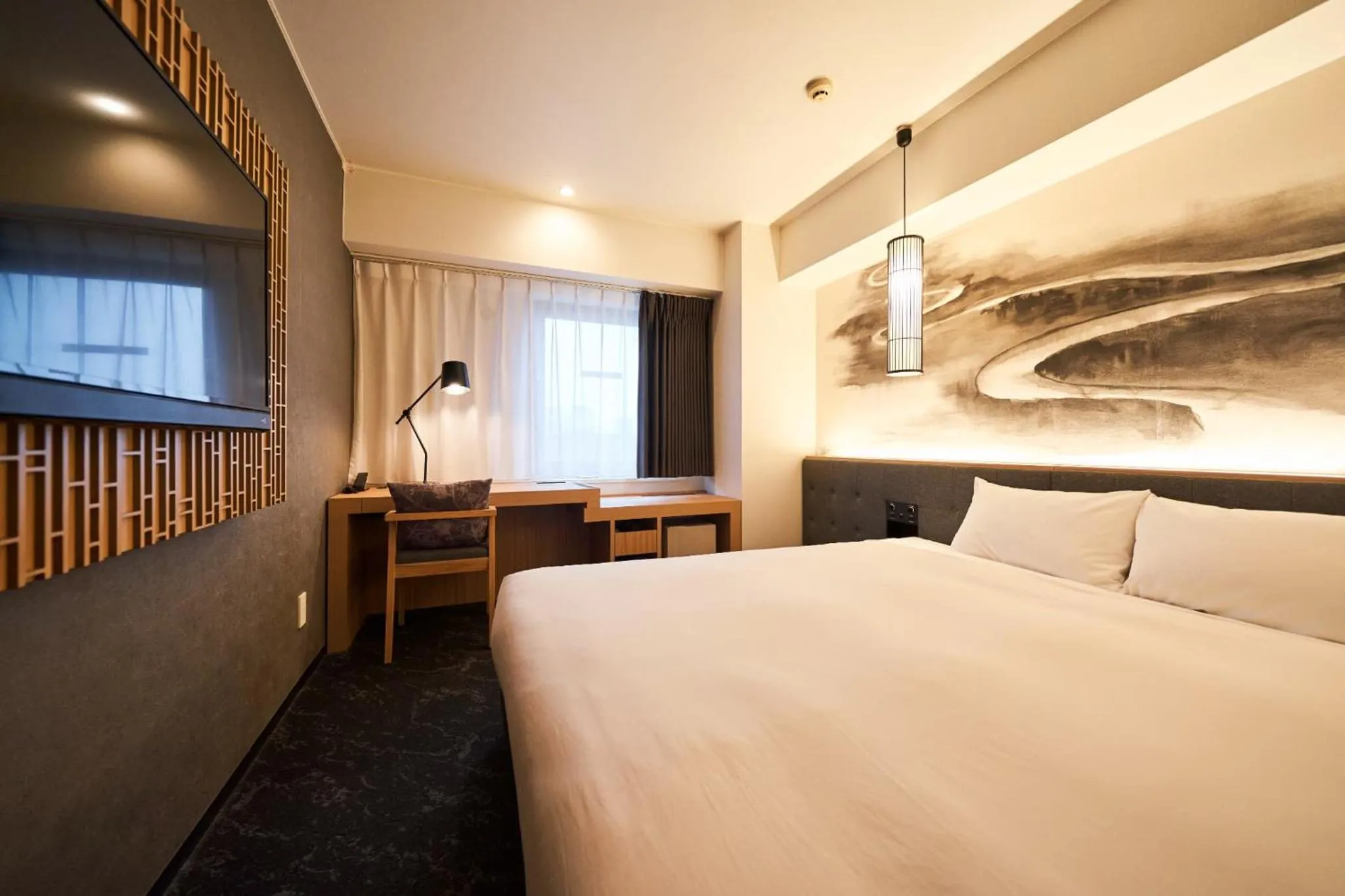 Bed in Hotel Global View Kushiro