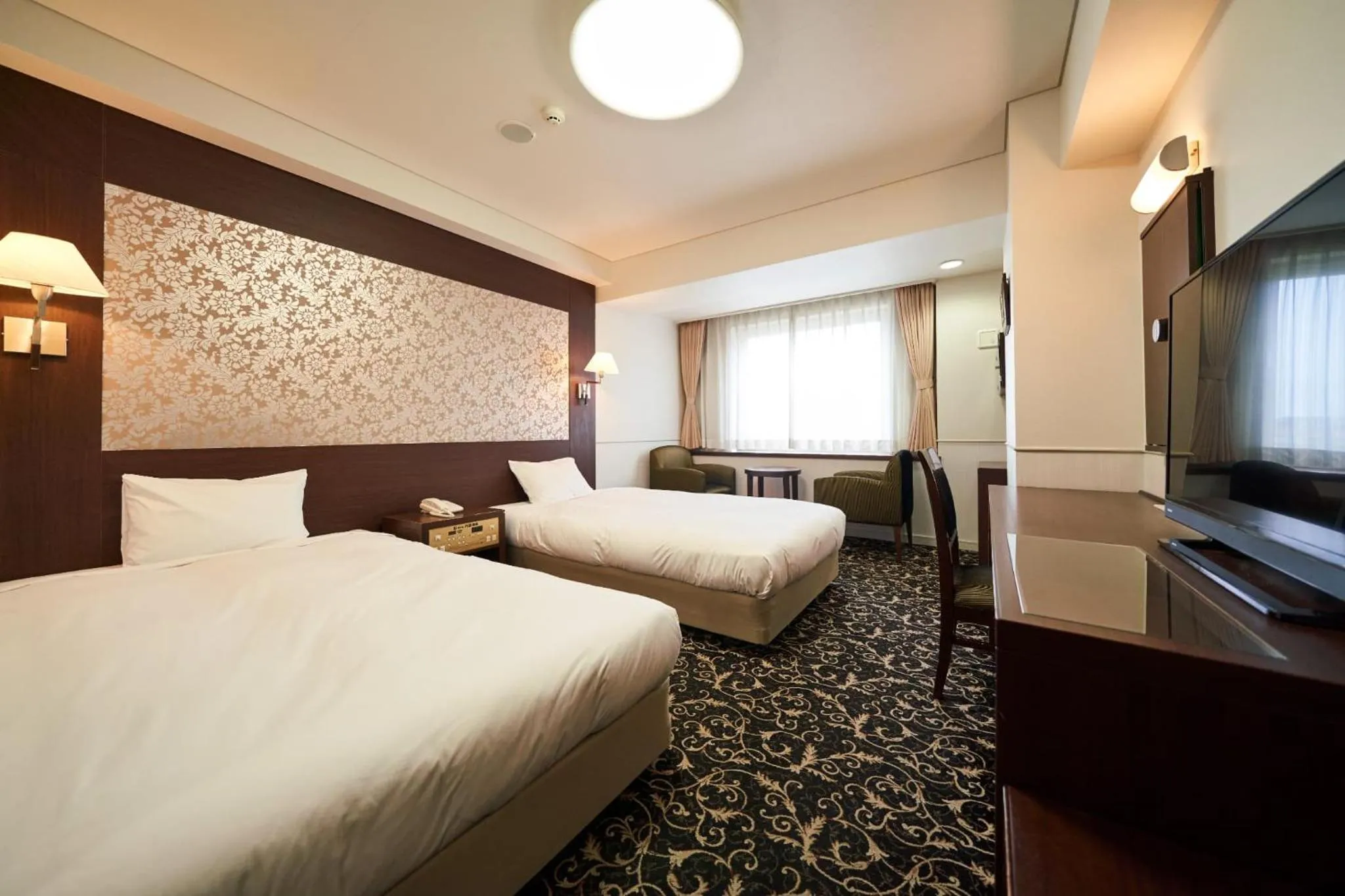 Bed in Hotel Global View Kushiro
