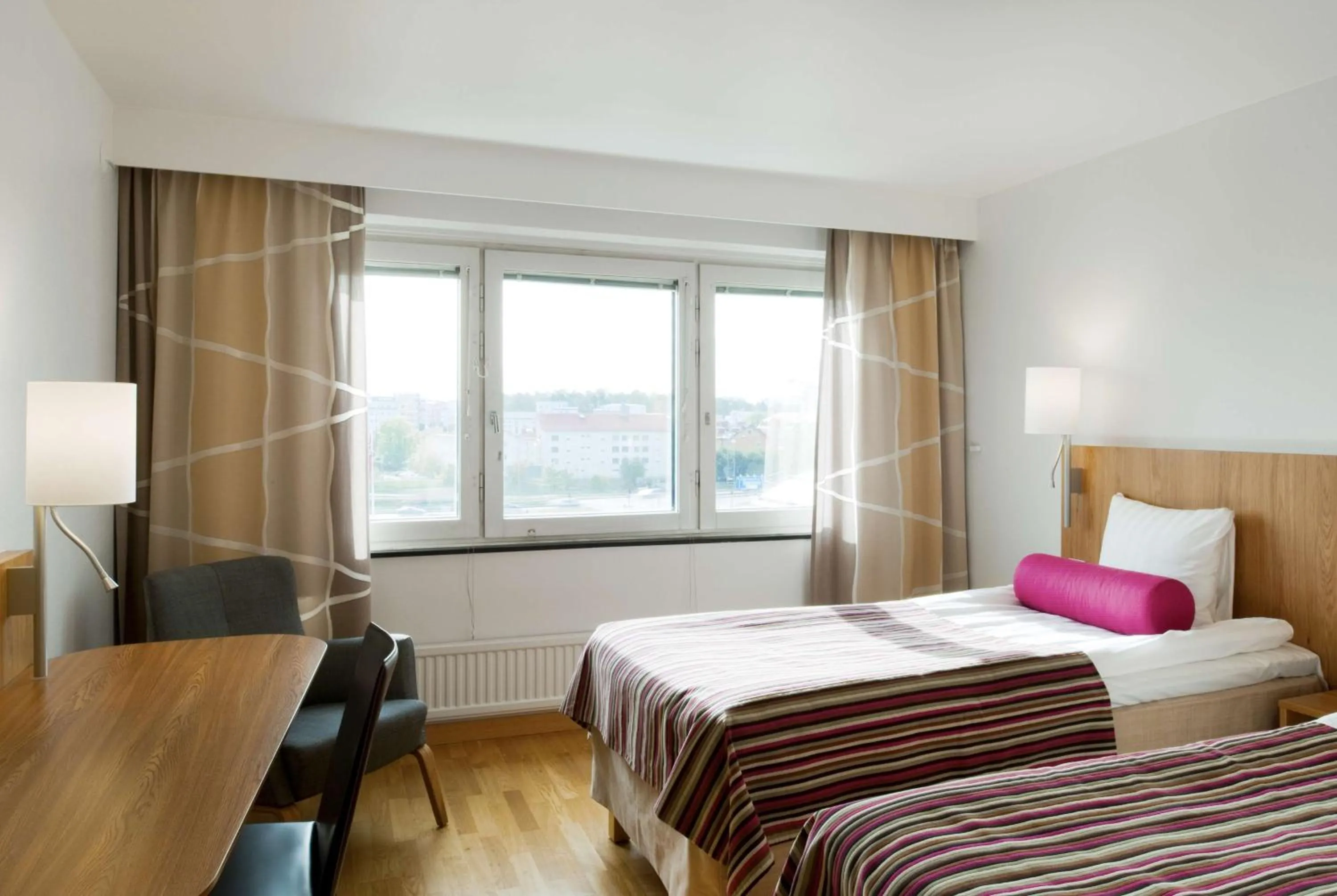 Photo of the whole room, Bed in Scandic Järva Krog