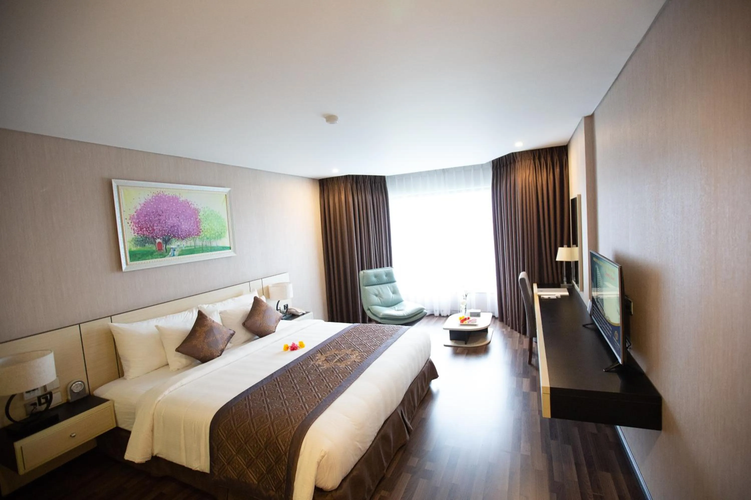 Bed in Central Hotel Thanh Hoa