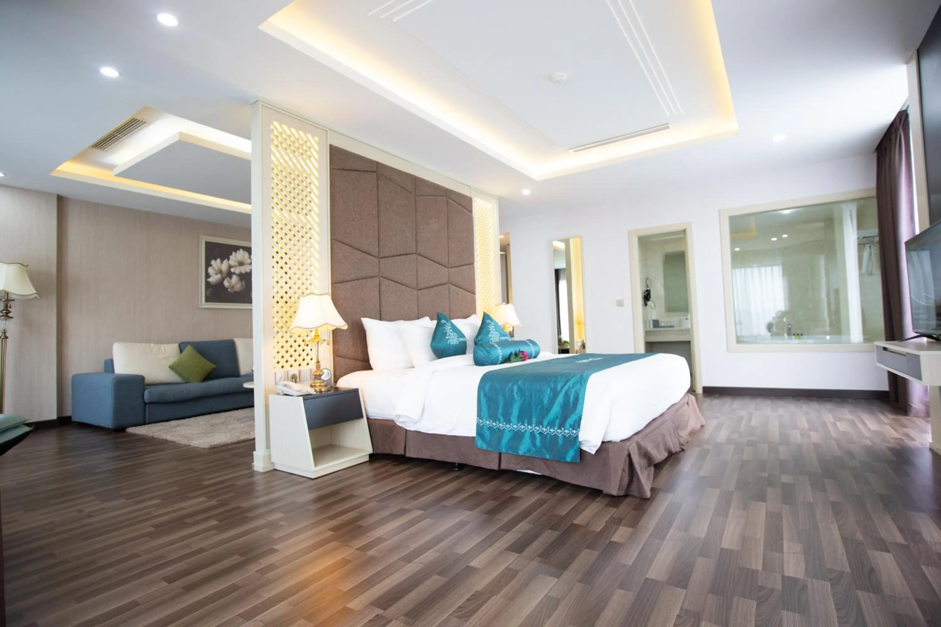 Bed in Central Hotel Thanh Hoa