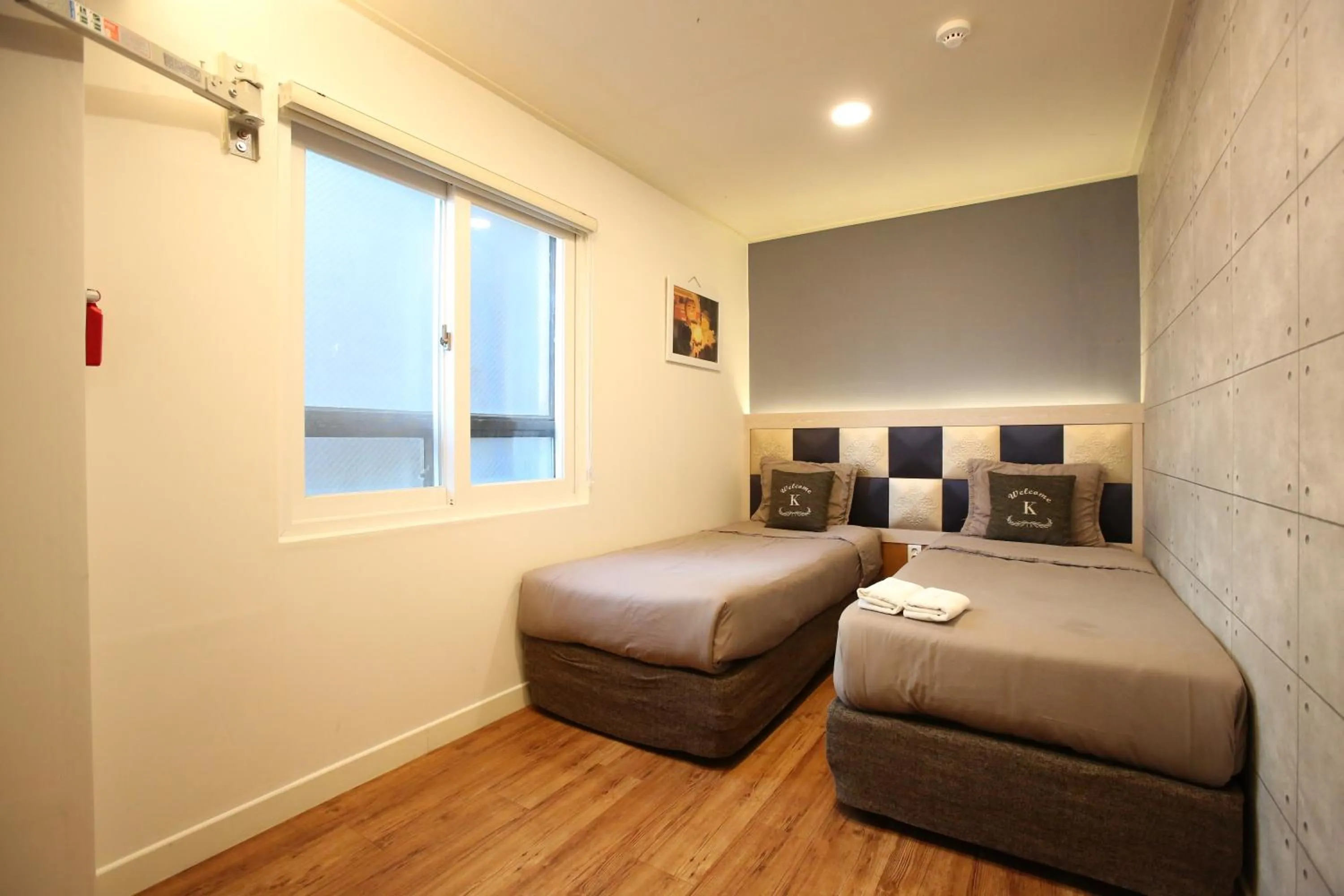 Bed in K-Guesthouse Seomyeon 1