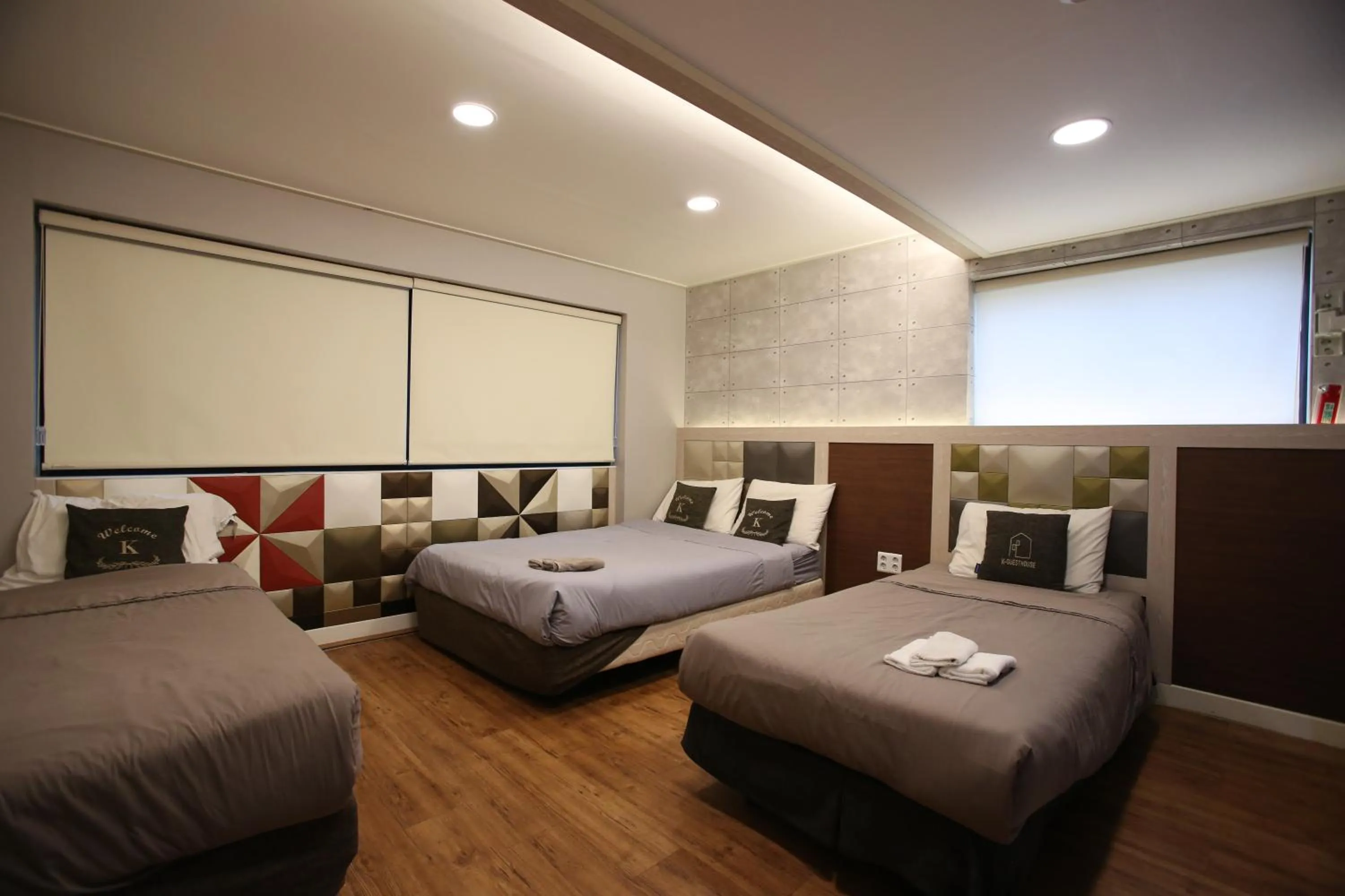 Bed in K-Guesthouse Seomyeon 1