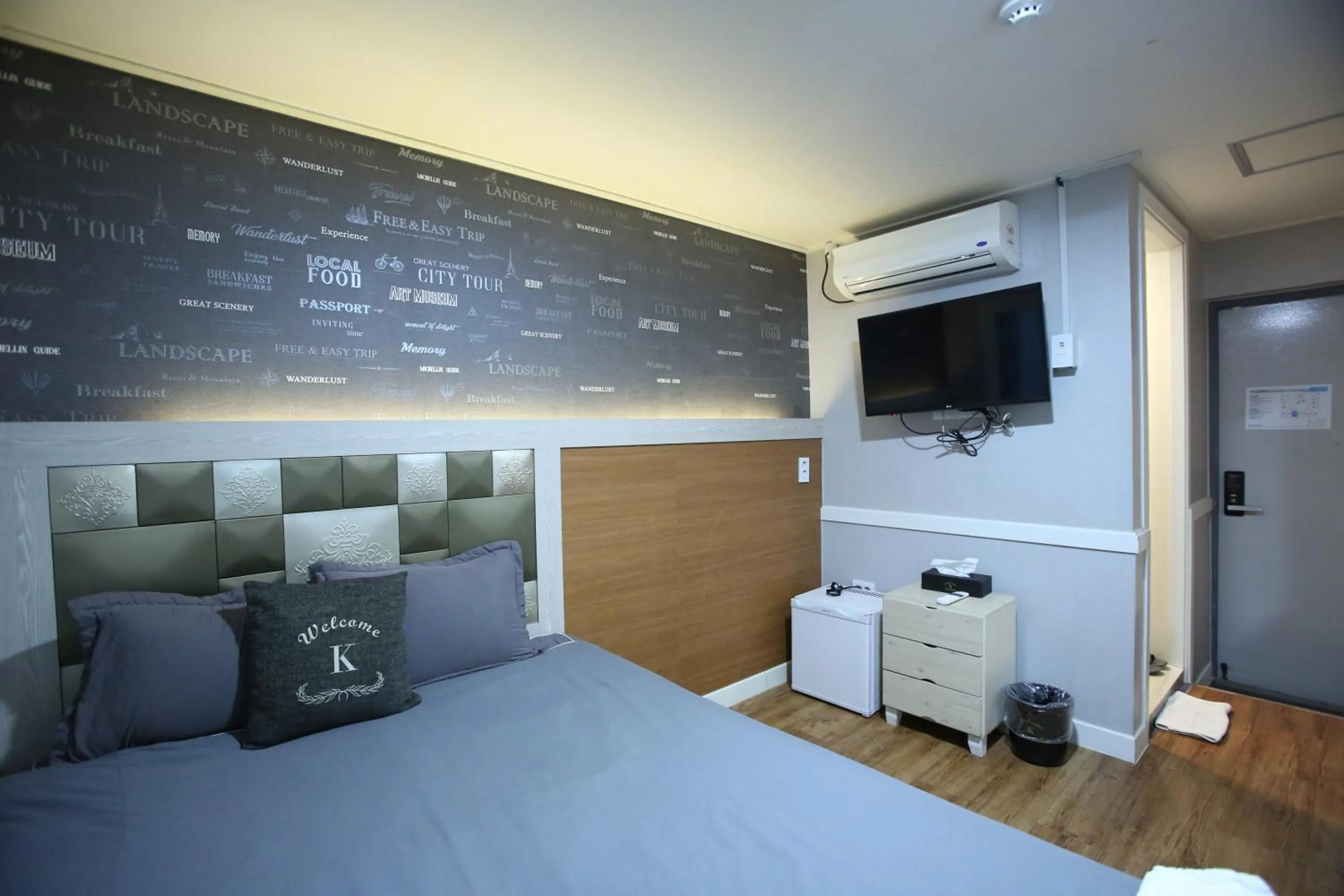 Bed in K-Guesthouse Seomyeon 1