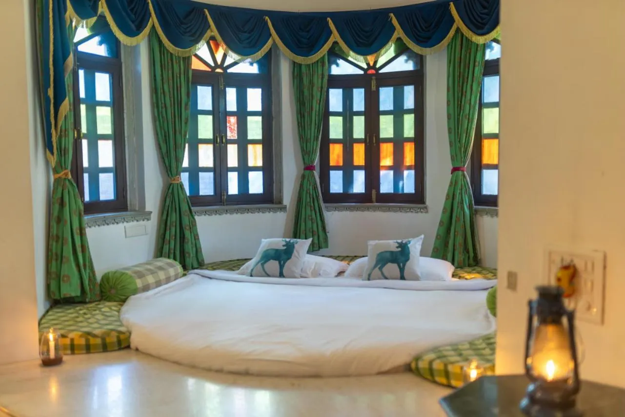 Bed in Ranakpur Safari Resort