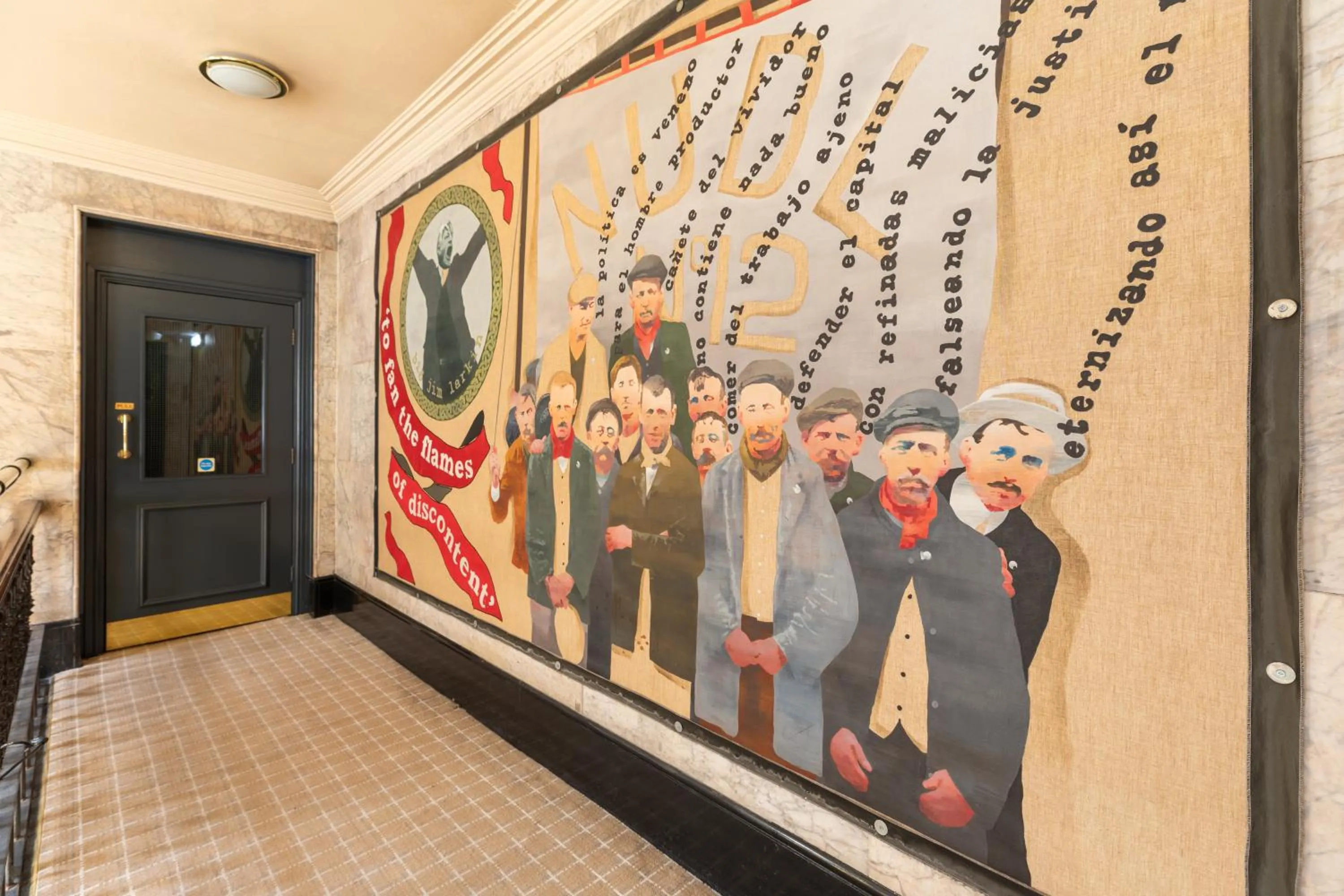 Decorative detail in The Sir Thomas Hotel