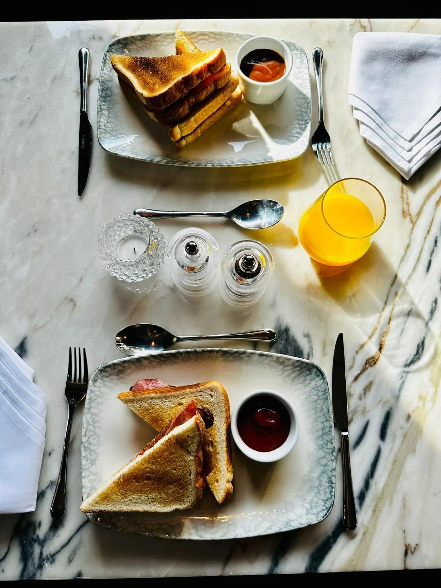 Food close-up in The Sir Thomas Hotel