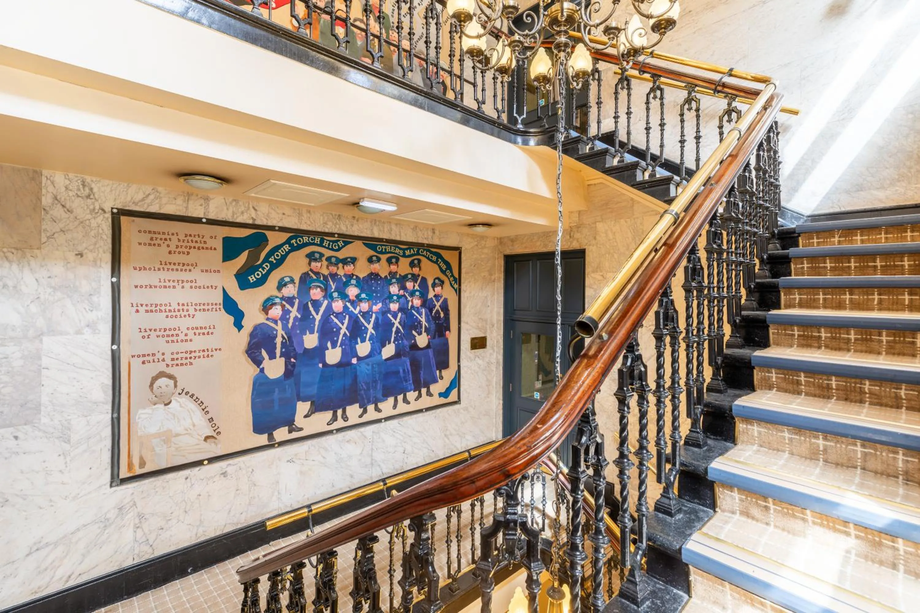 Decorative detail in The Sir Thomas Hotel