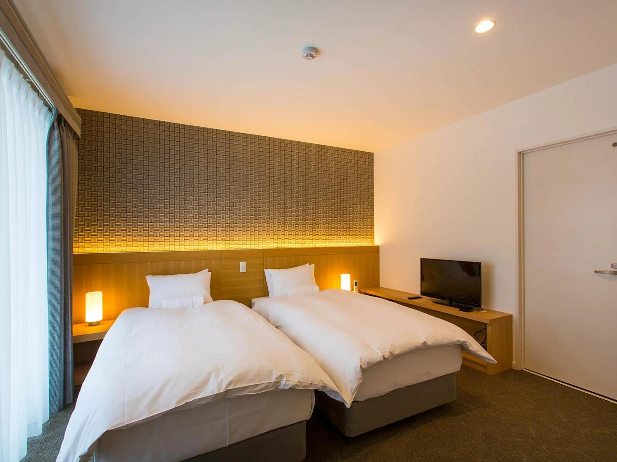 Bed in Mizunara Chalet