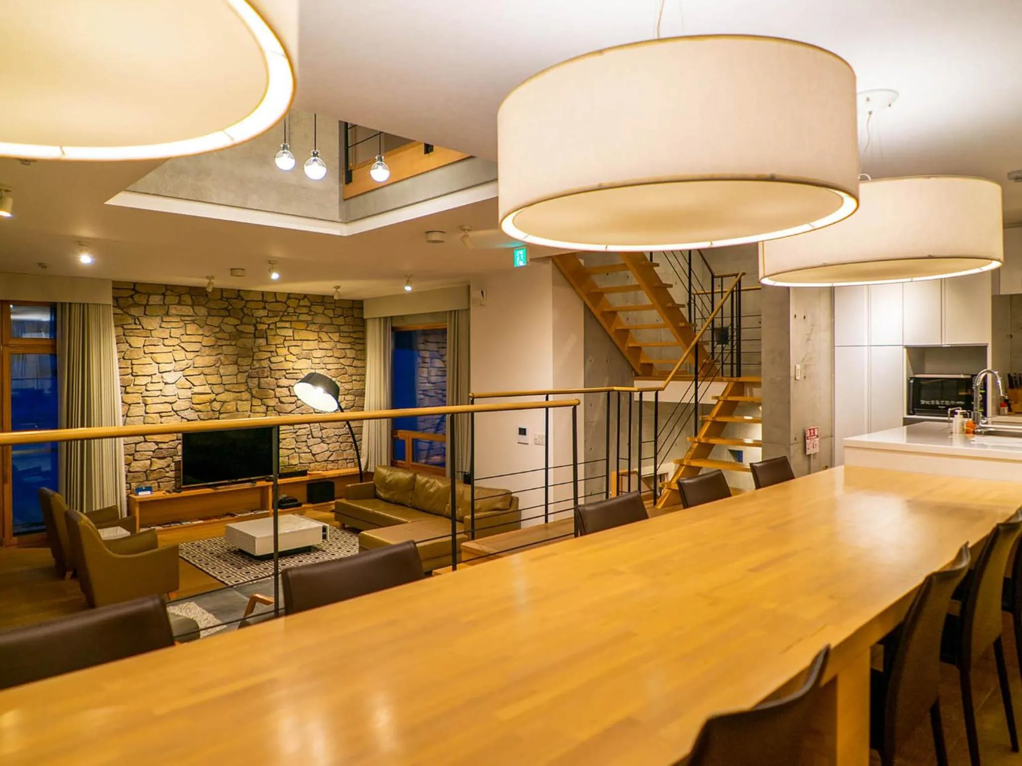 Dining area in Mizunara Chalet