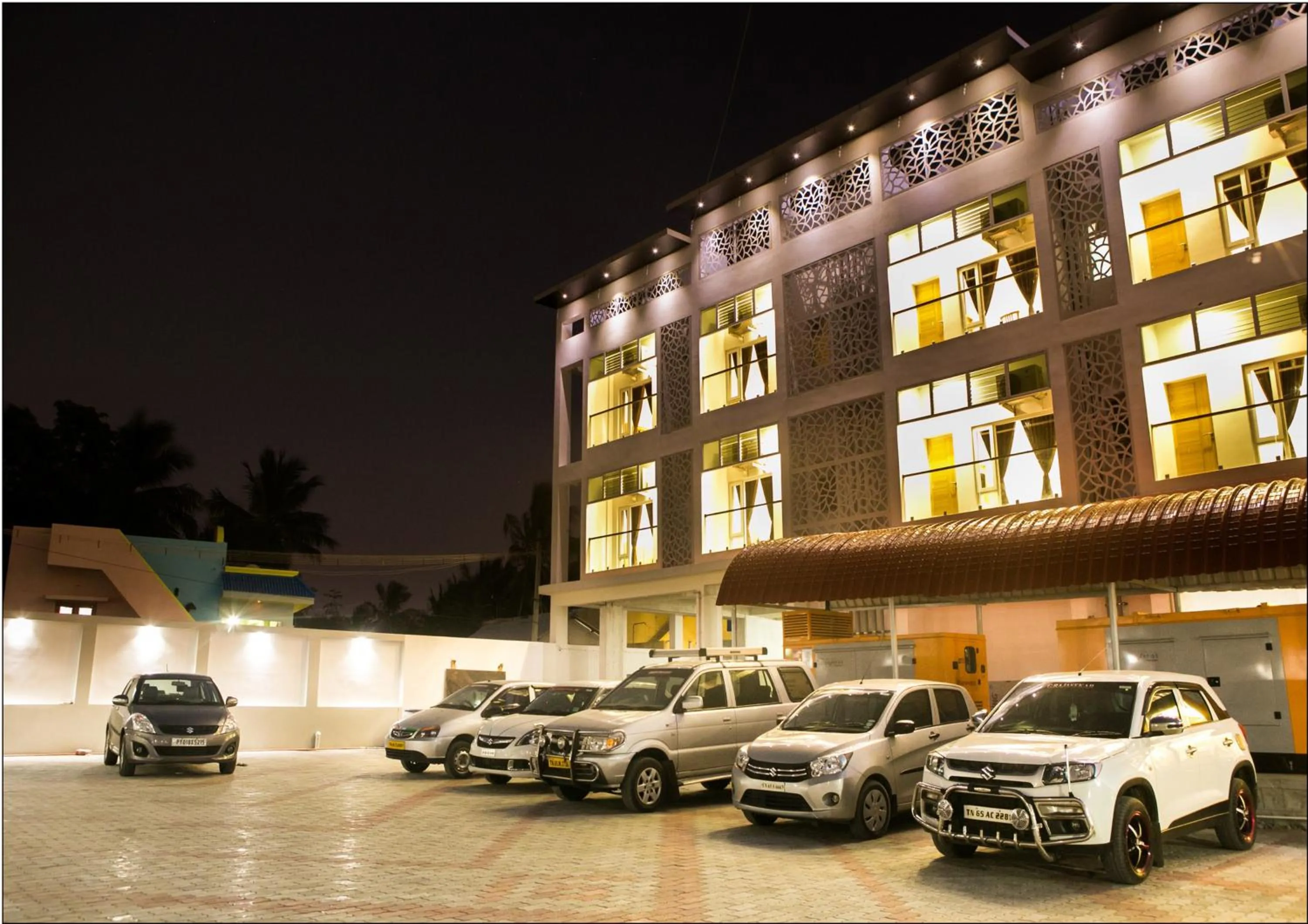 Parking in Hotel Ashoka