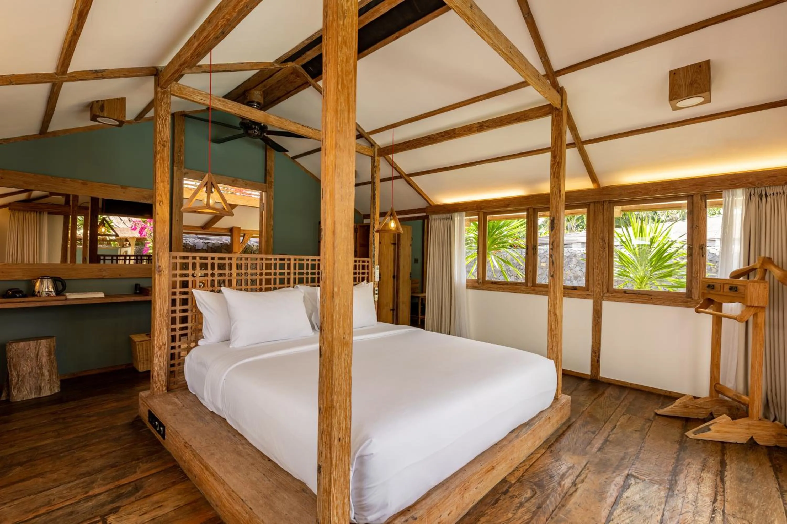 Bed in Kuno Villas