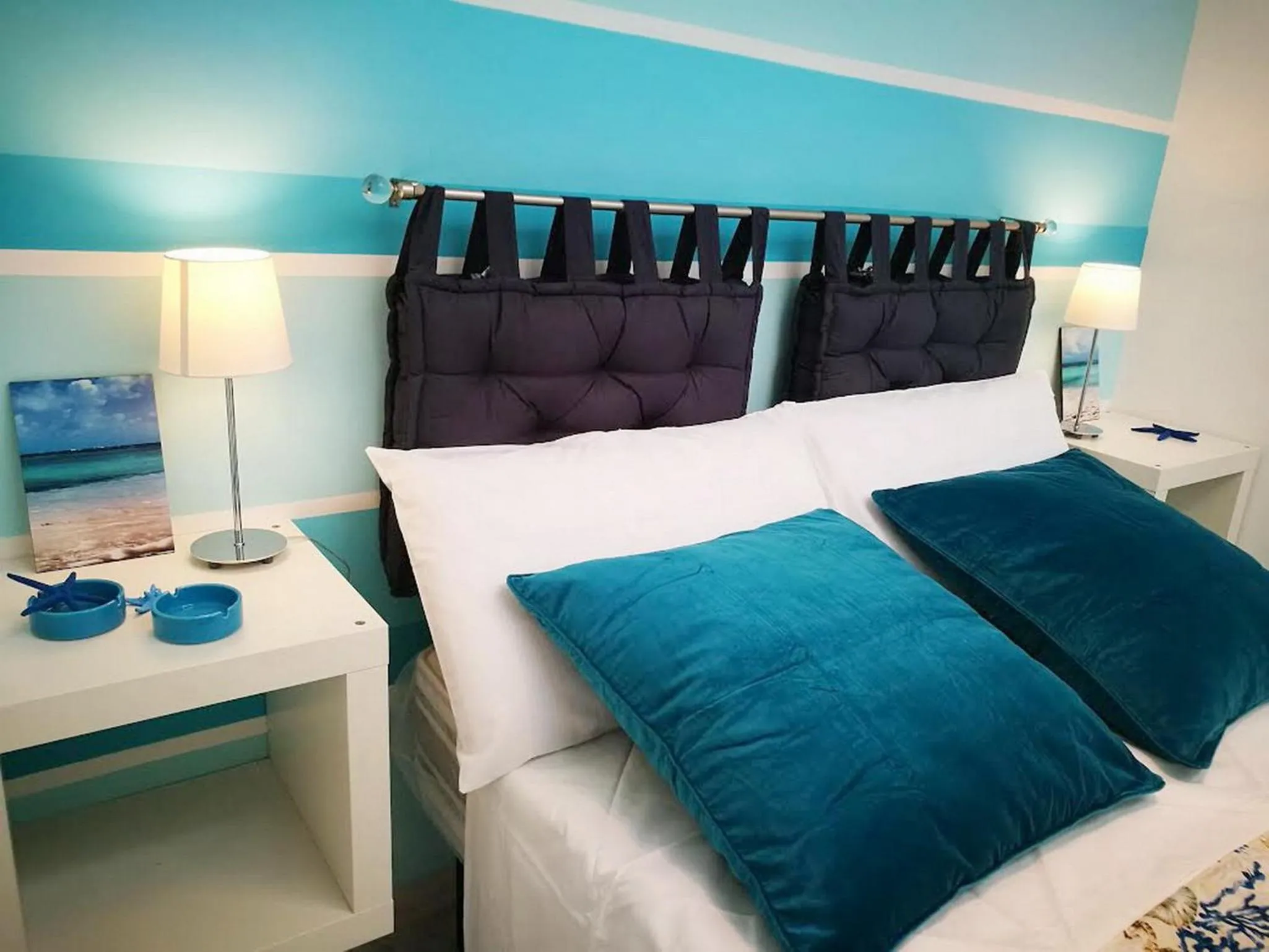 Bedroom, Bed in Acquamarina Apartment with Terrace