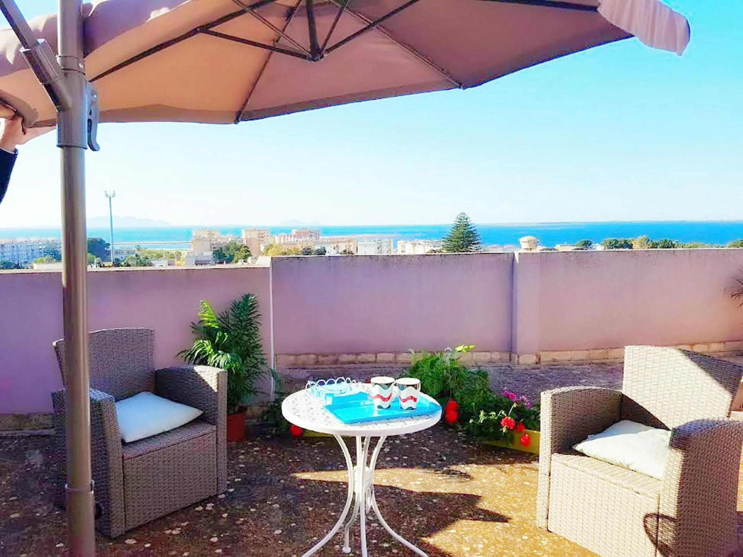 Property building in Acquamarina Apartment with Terrace