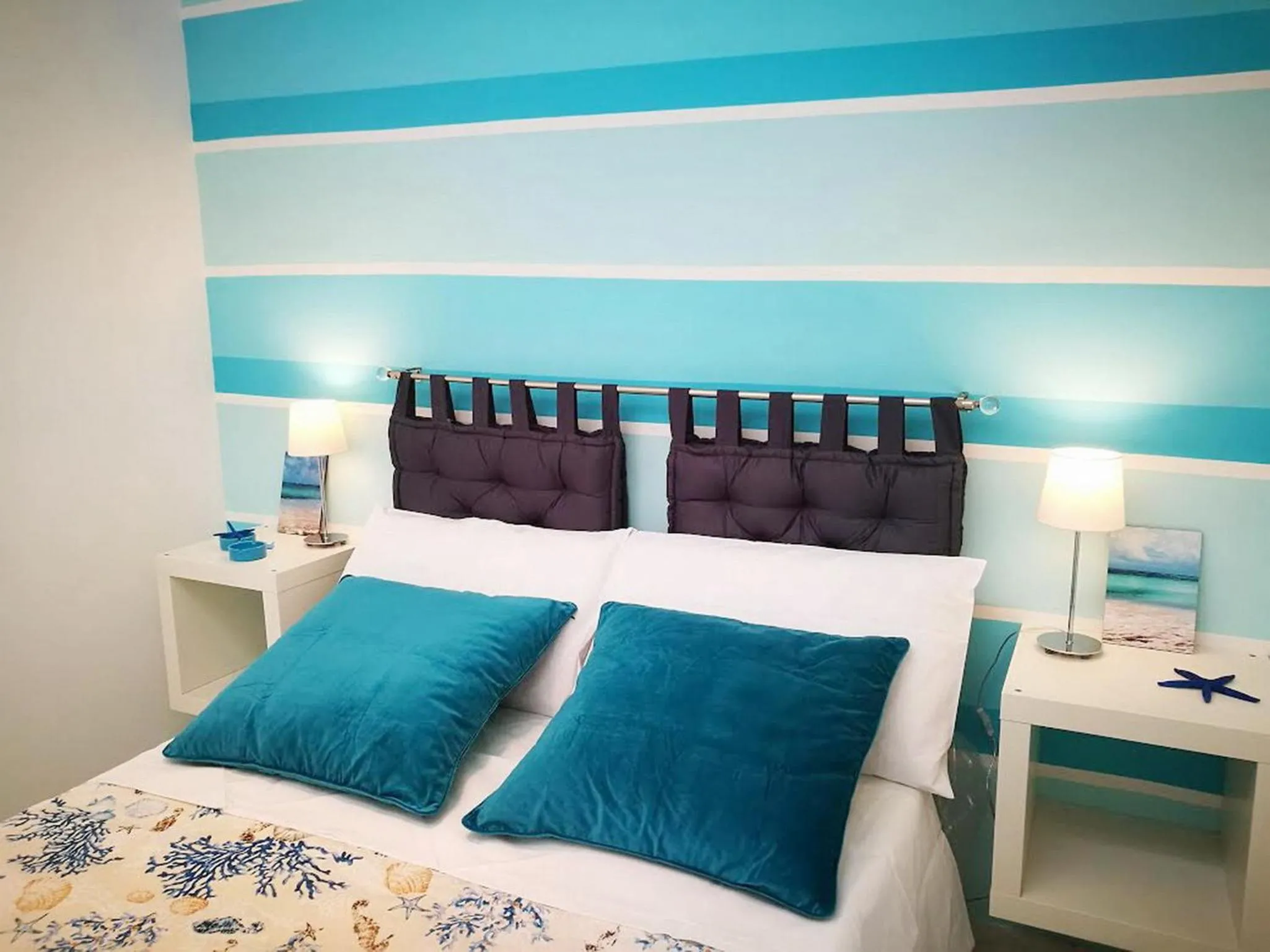 Bedroom, Bed in Acquamarina Apartment with Terrace