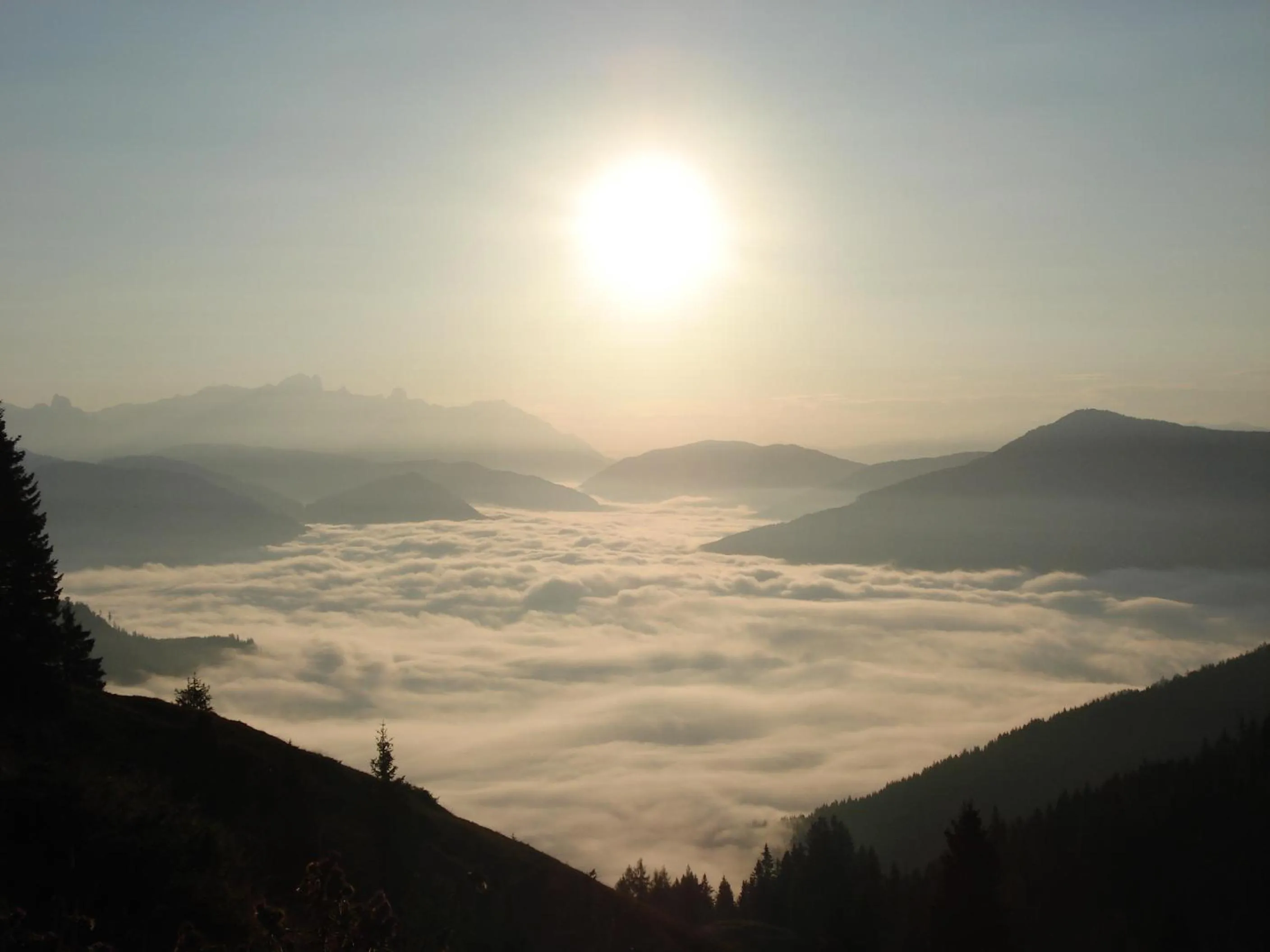 Natural landscape in Appartmenthaus Hochkönig