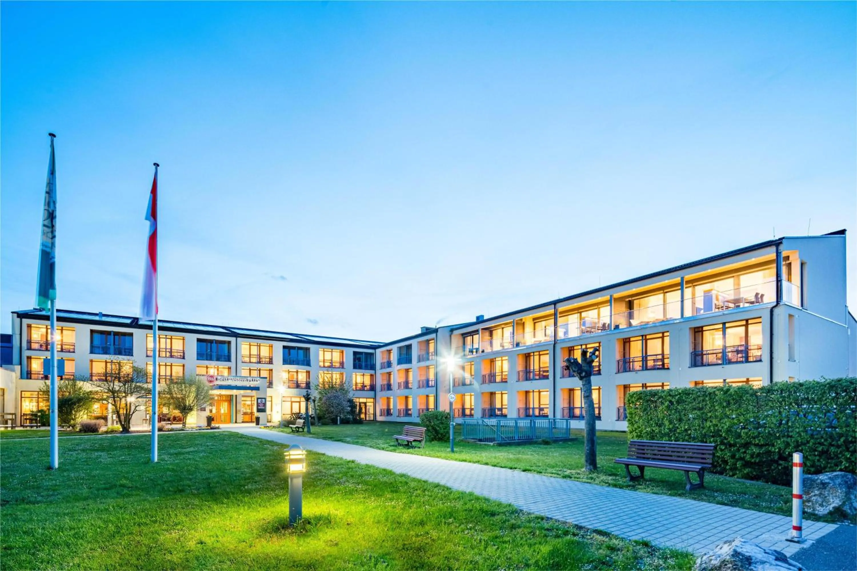 Property building in Best Western Plus Kurhotel an der Obermaintherme