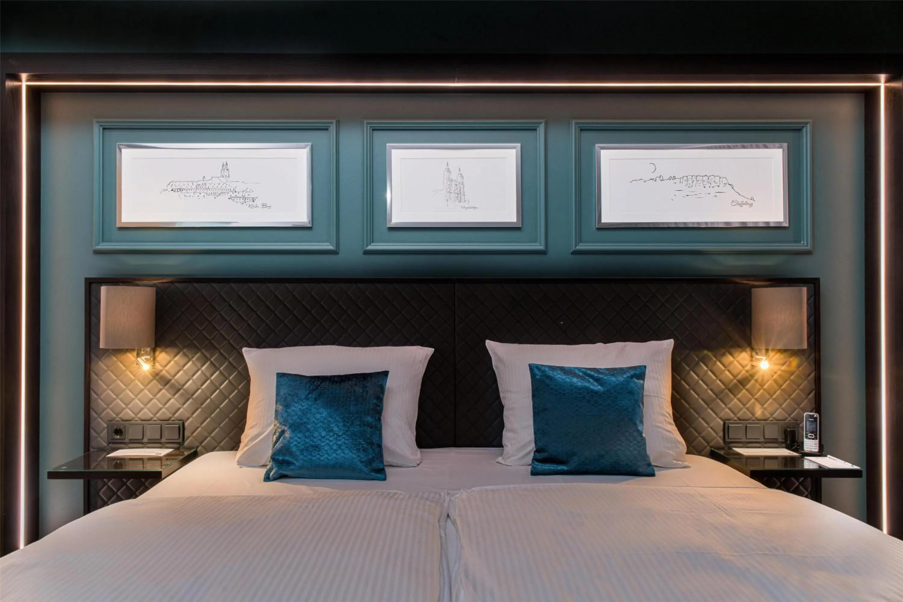 Bedroom, Bed in Best Western Plus Kurhotel an der Obermaintherme