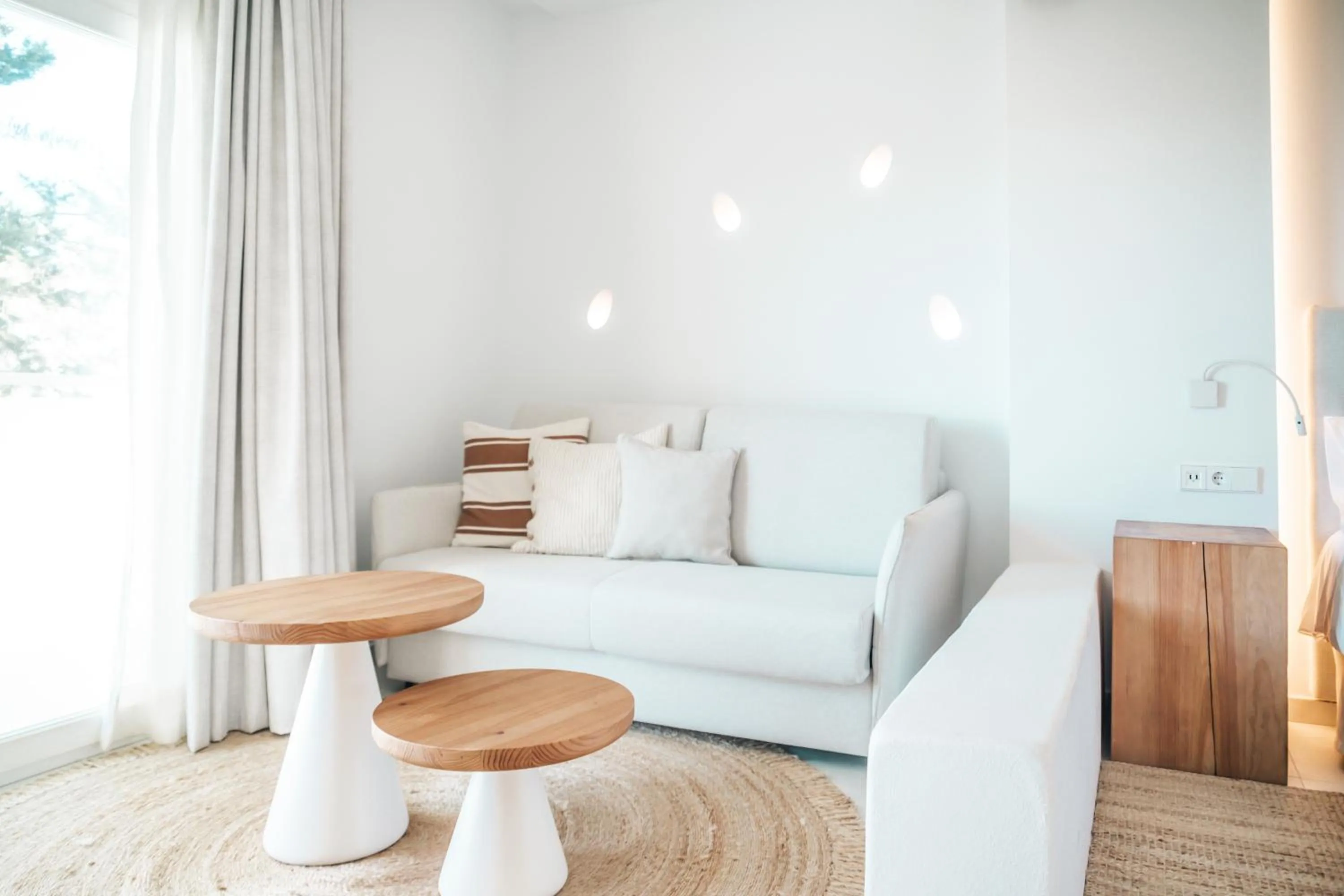 Living room in Hotel Boutique & Spa Las Mimosas Ibiza