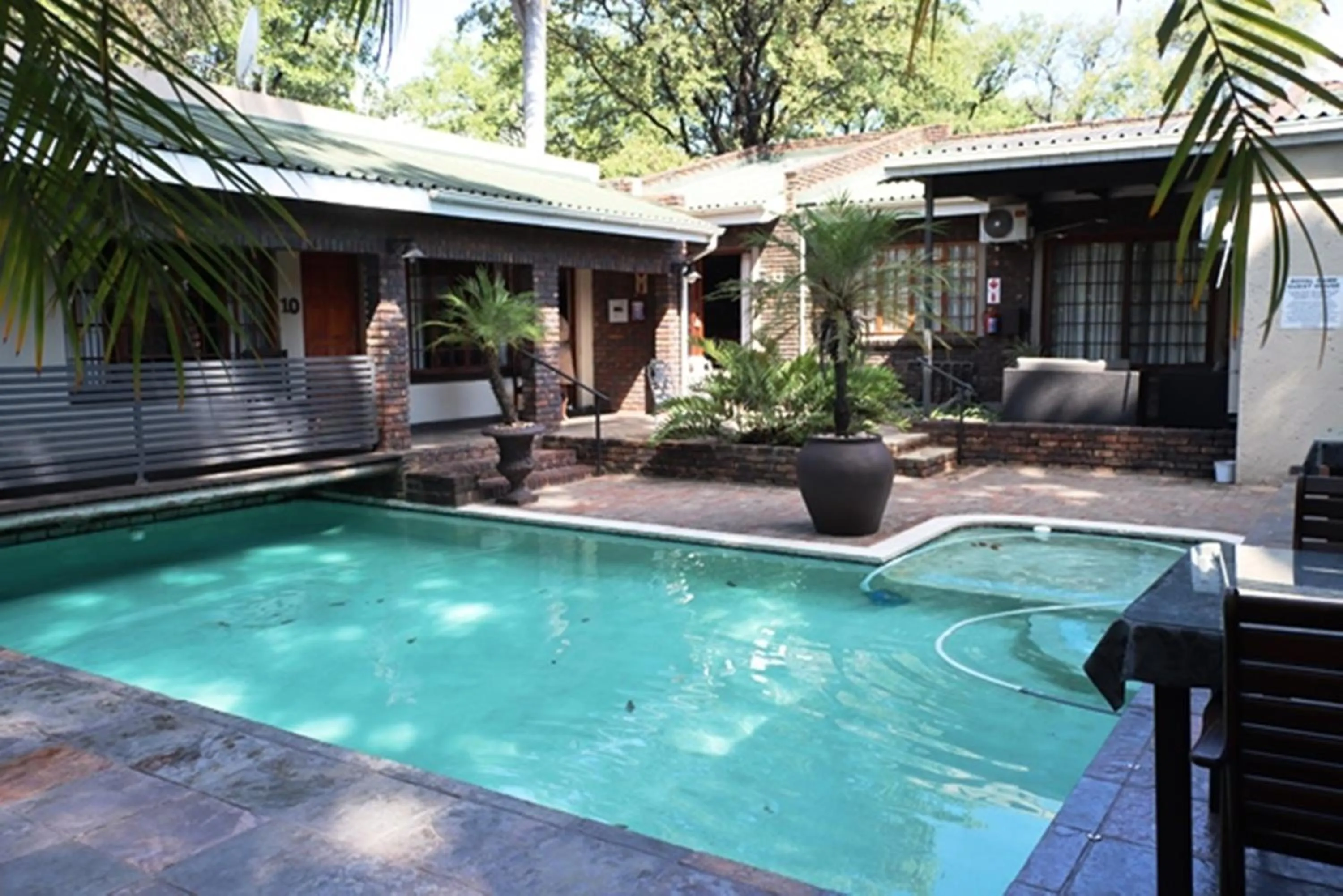 Swimming pool in Royal Game Guest House