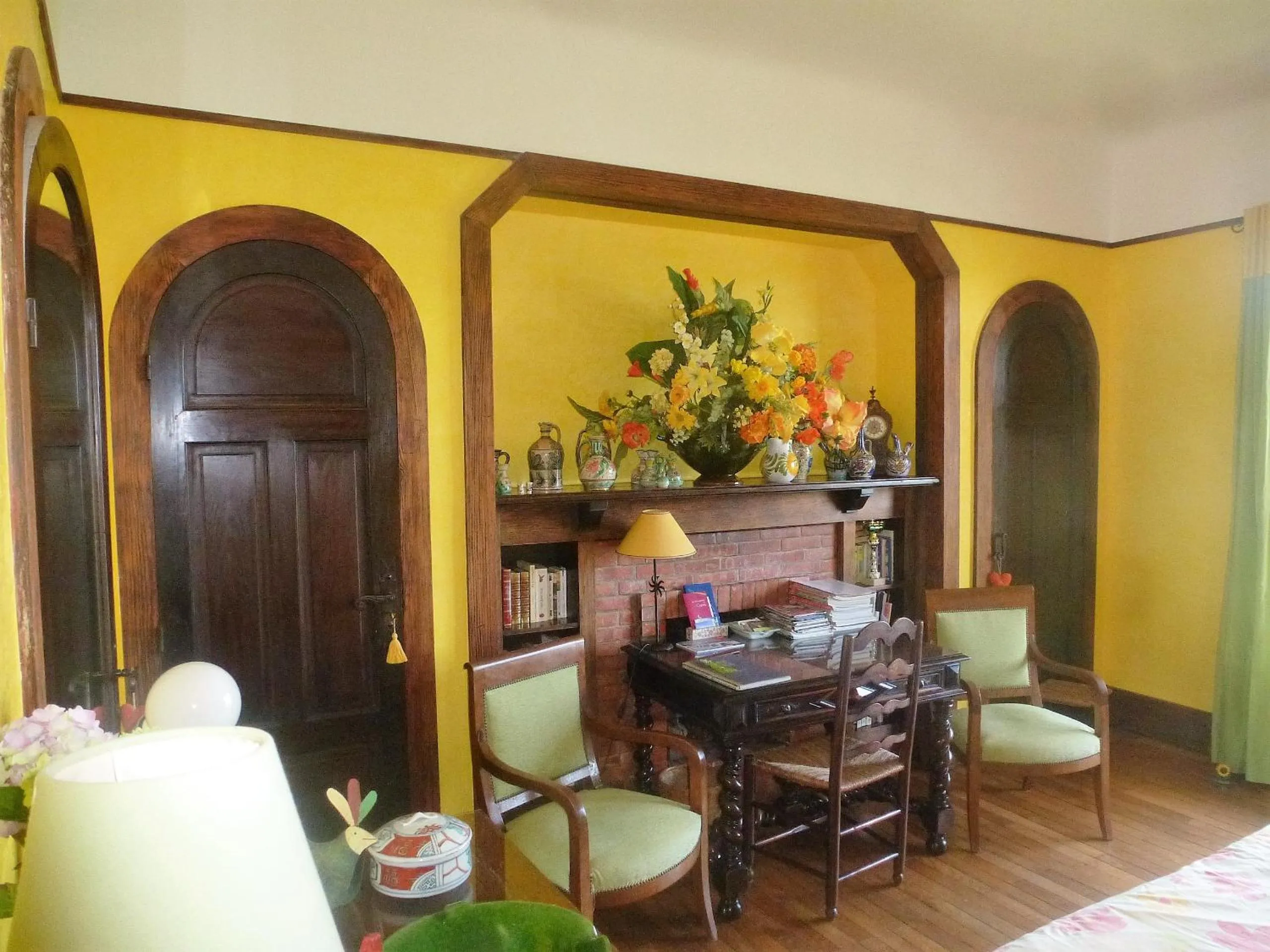 Decorative detail in Villa La Croix Basque