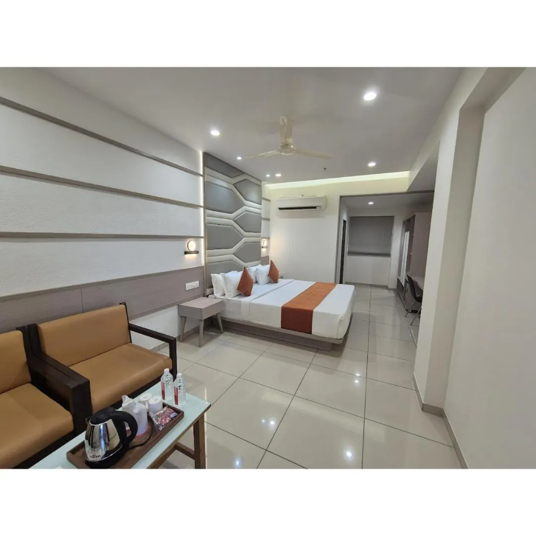 Bed in Hotel Ashray Inn Express