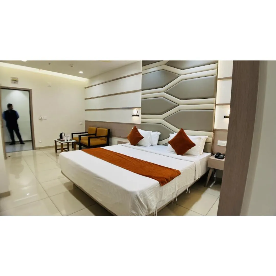 Bed in Hotel Ashray Inn Express