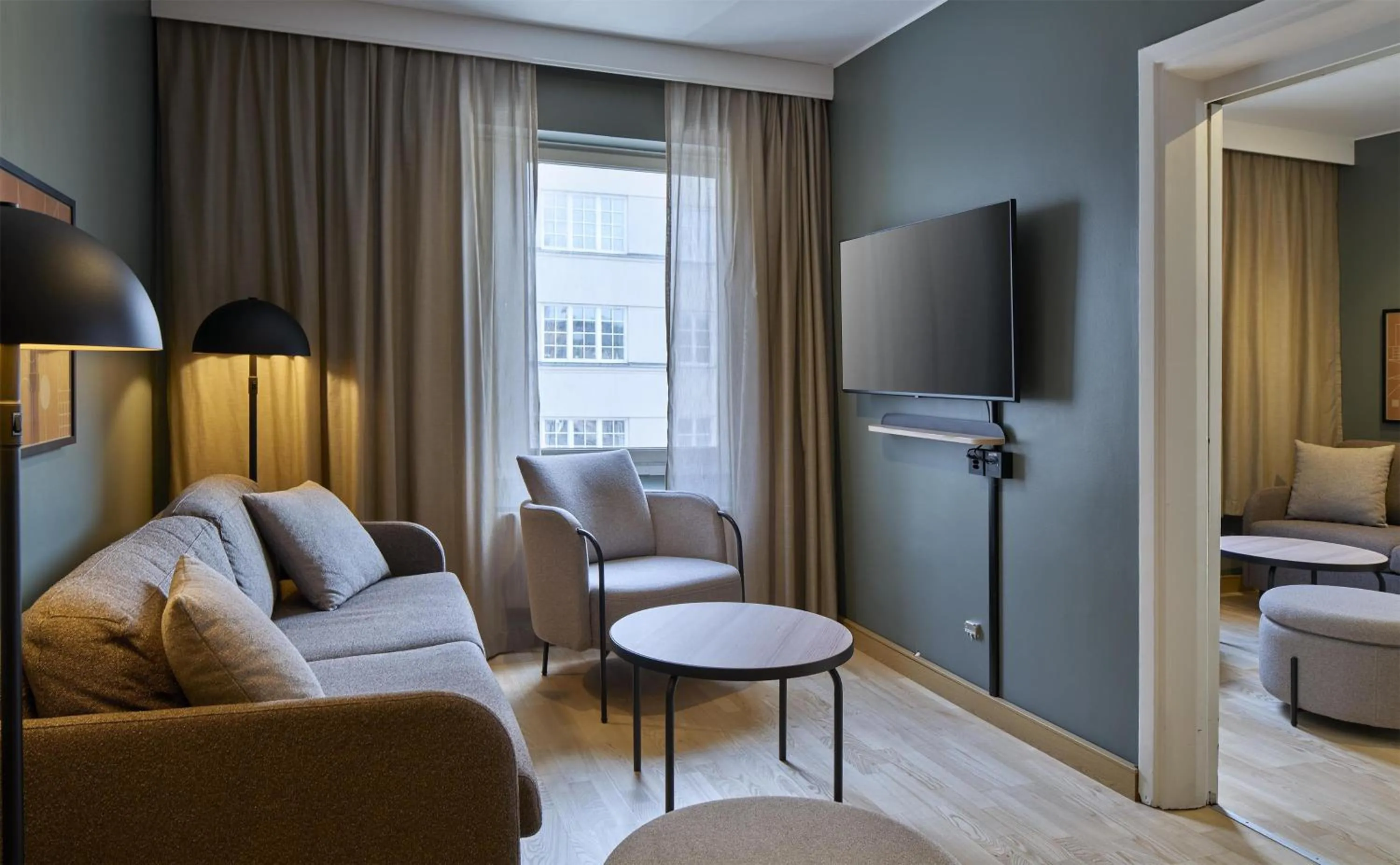 Bedroom in Scandic Malmen