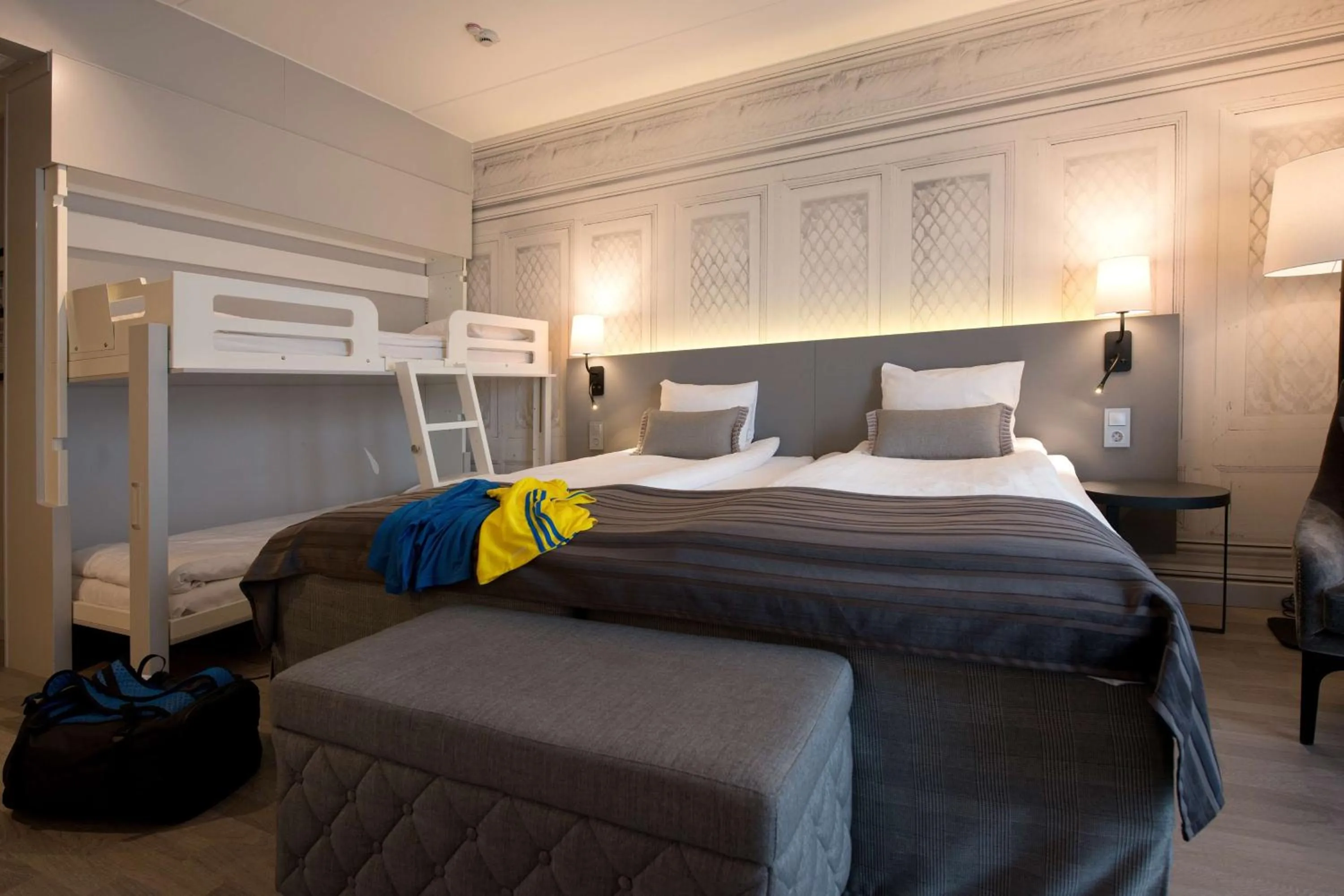 Bedroom, Bed in Scandic Rubinen