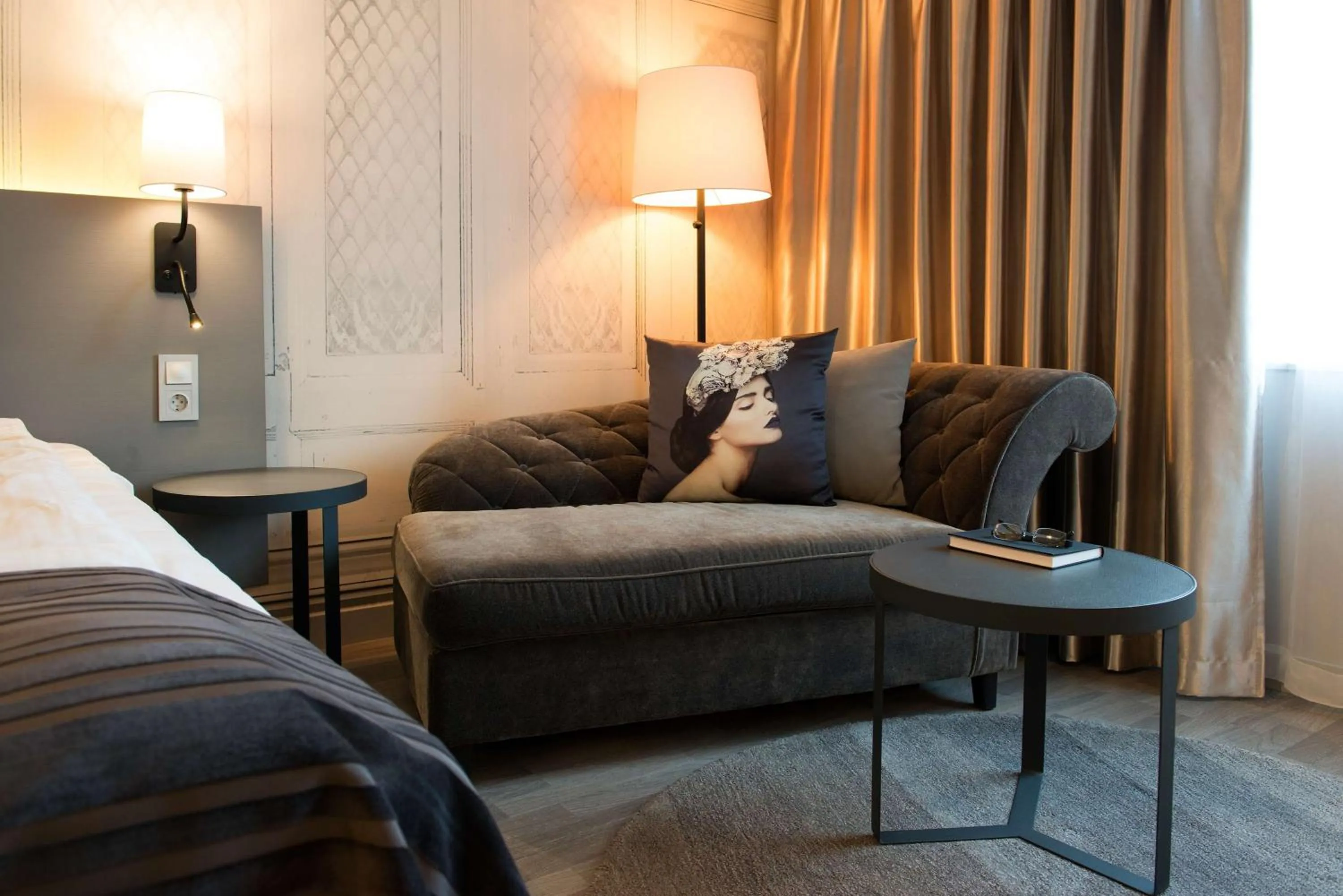 Bedroom, Bed in Scandic Rubinen