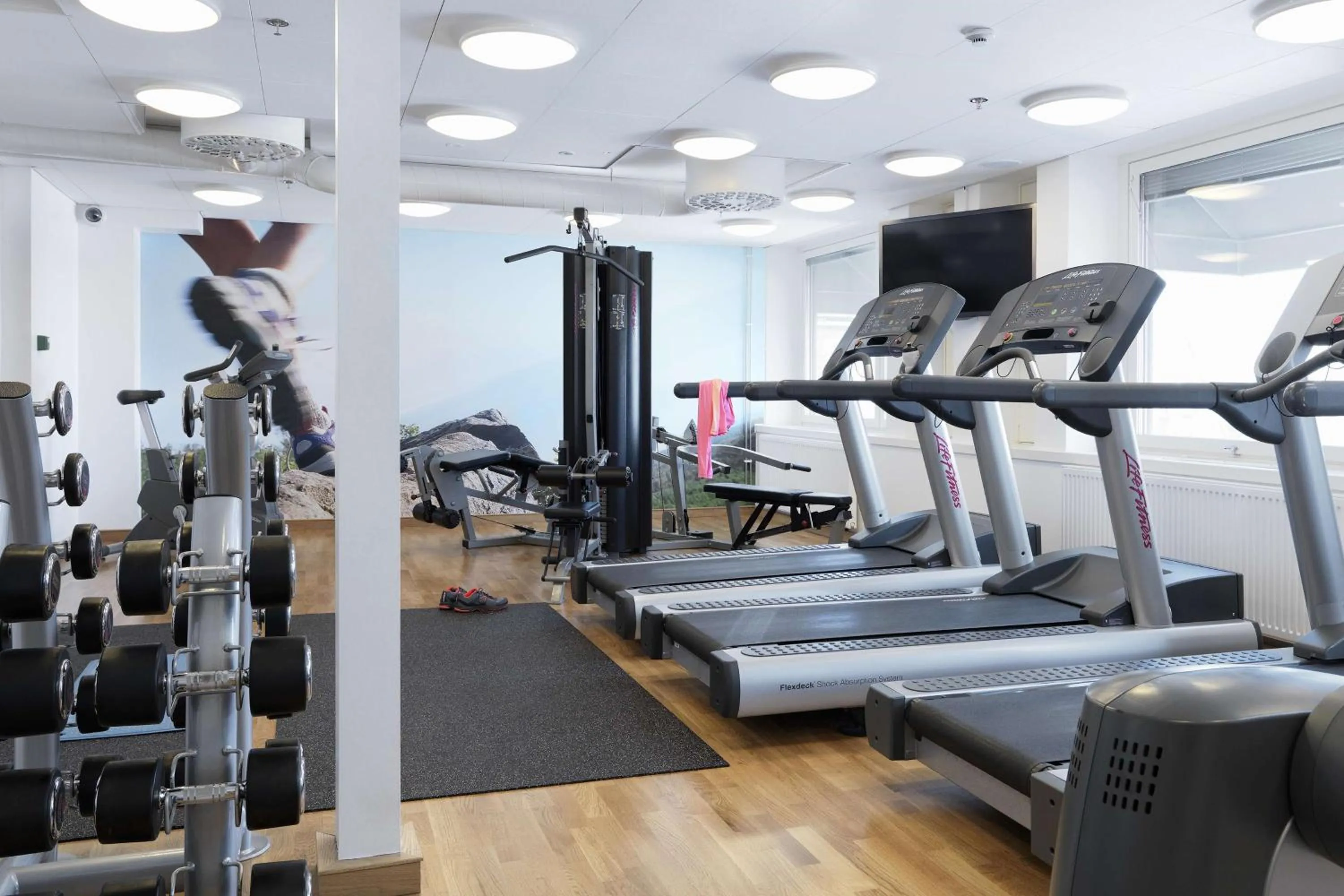 Fitness centre/facilities in Scandic Rubinen