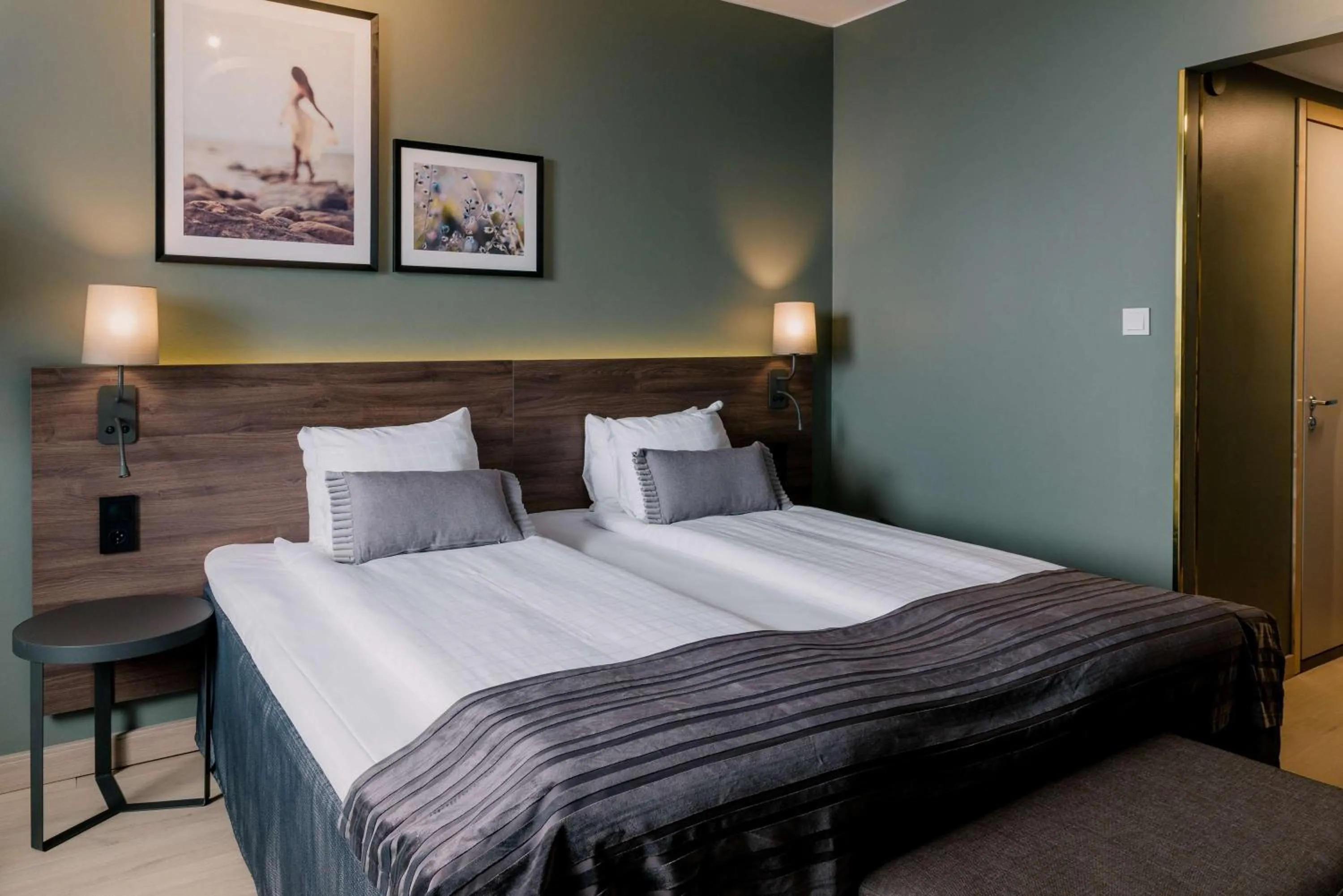 Bedroom, Bed in Scandic Rubinen